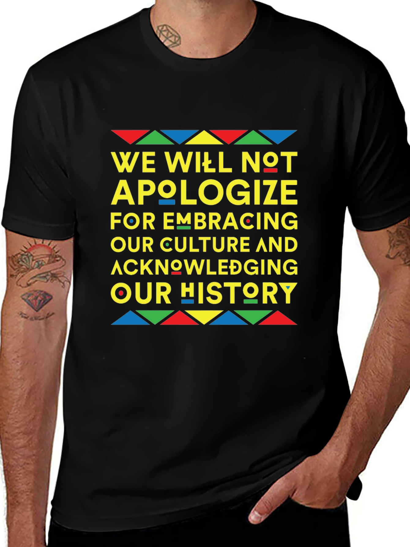 Culture & History Black T-Shirt