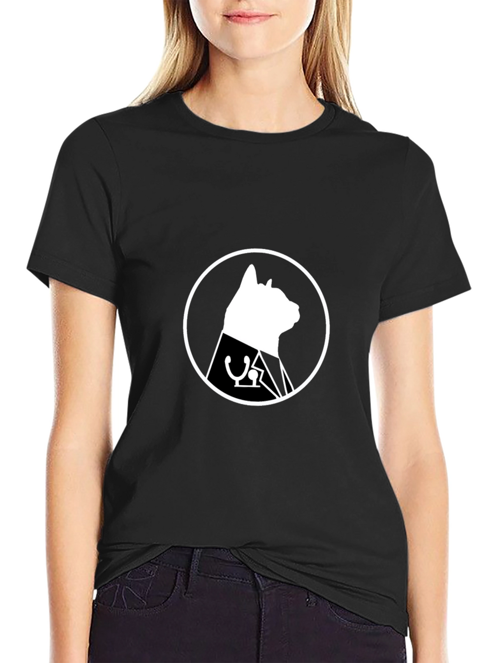 Vet Cat T-Shirt - Cute Veterinary Design
