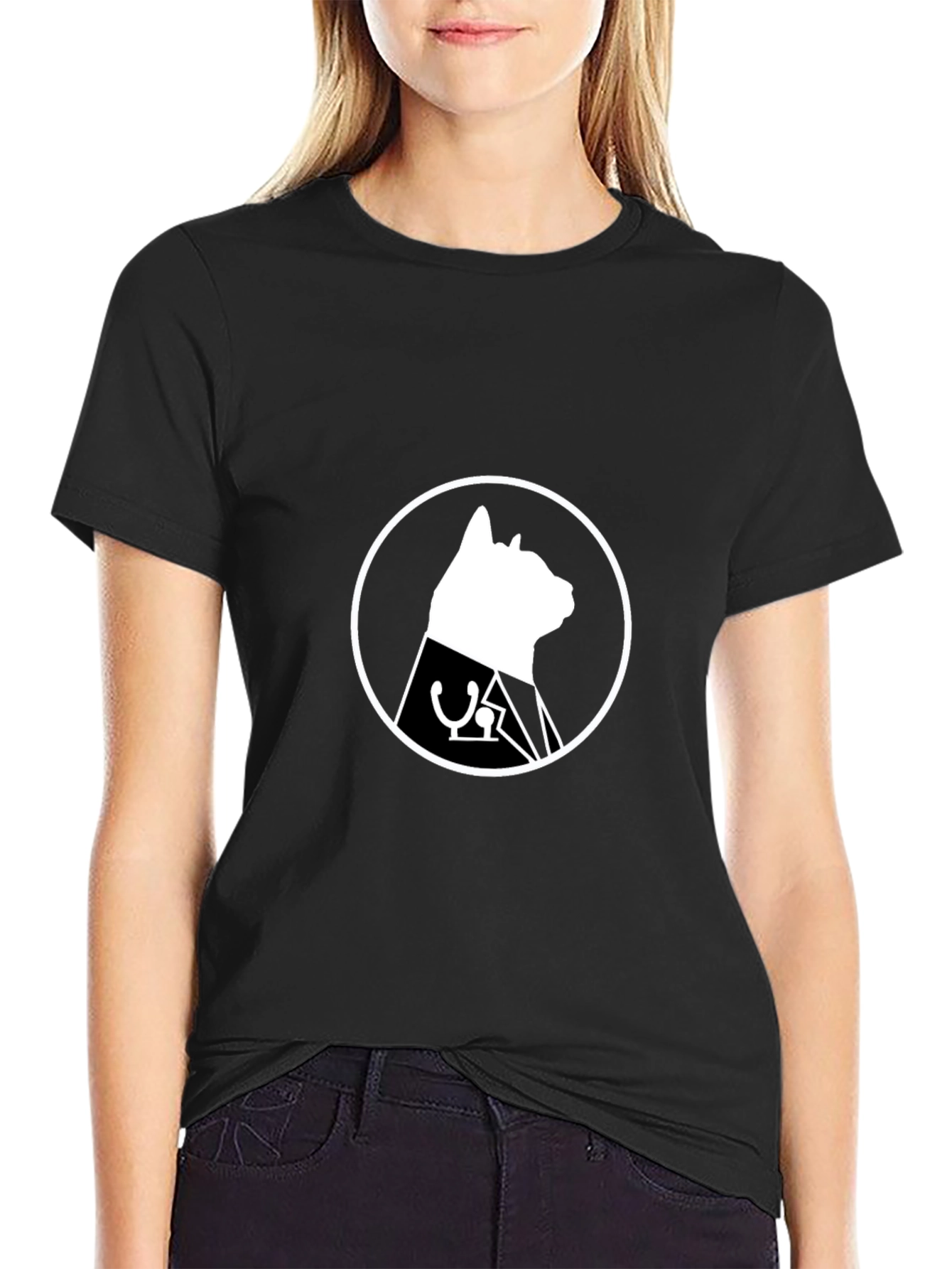 Vet Cat T-Shirt - Cute Veterinary Design