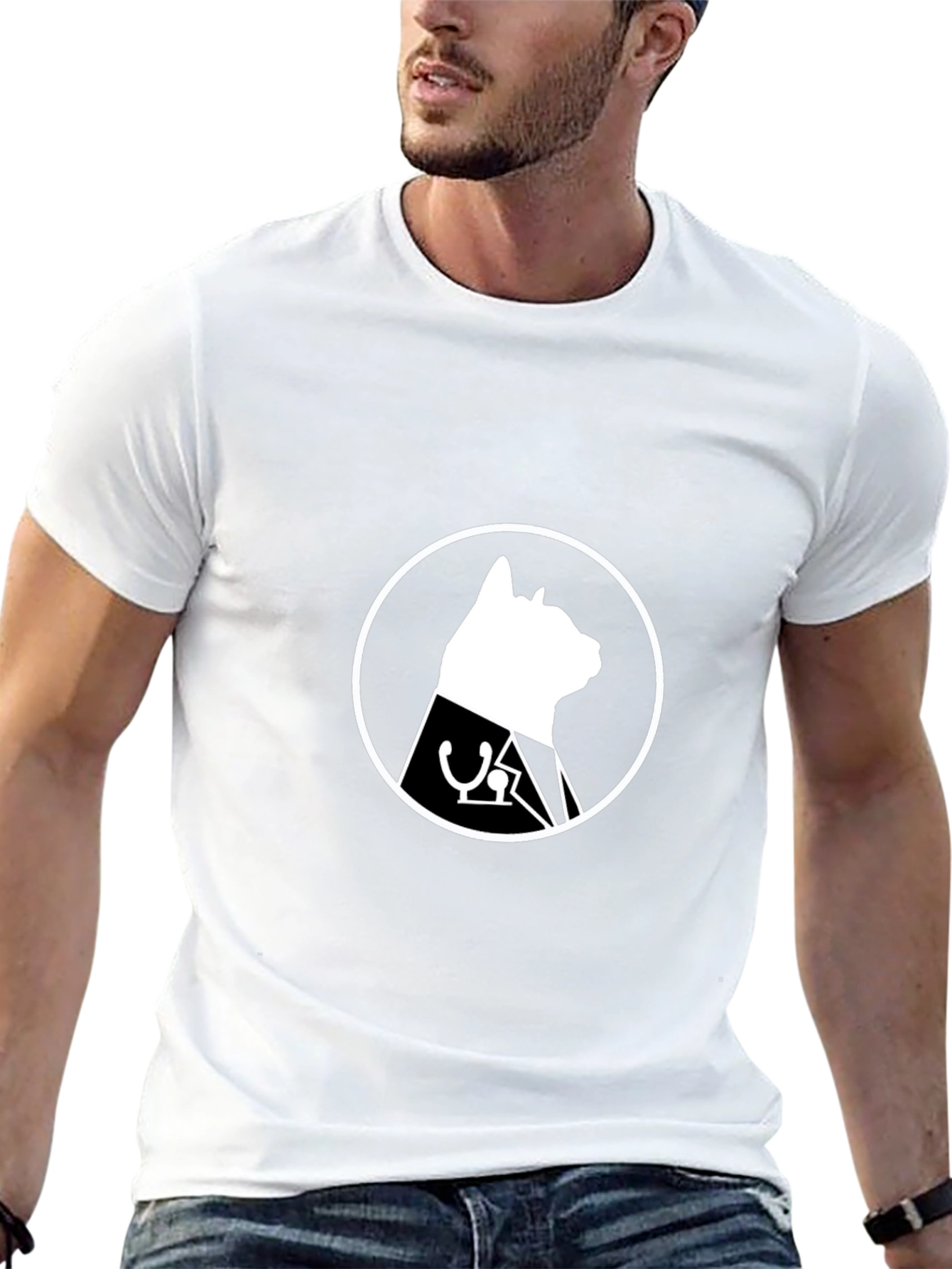 Vet Cat T-Shirt - Cute Veterinary Design