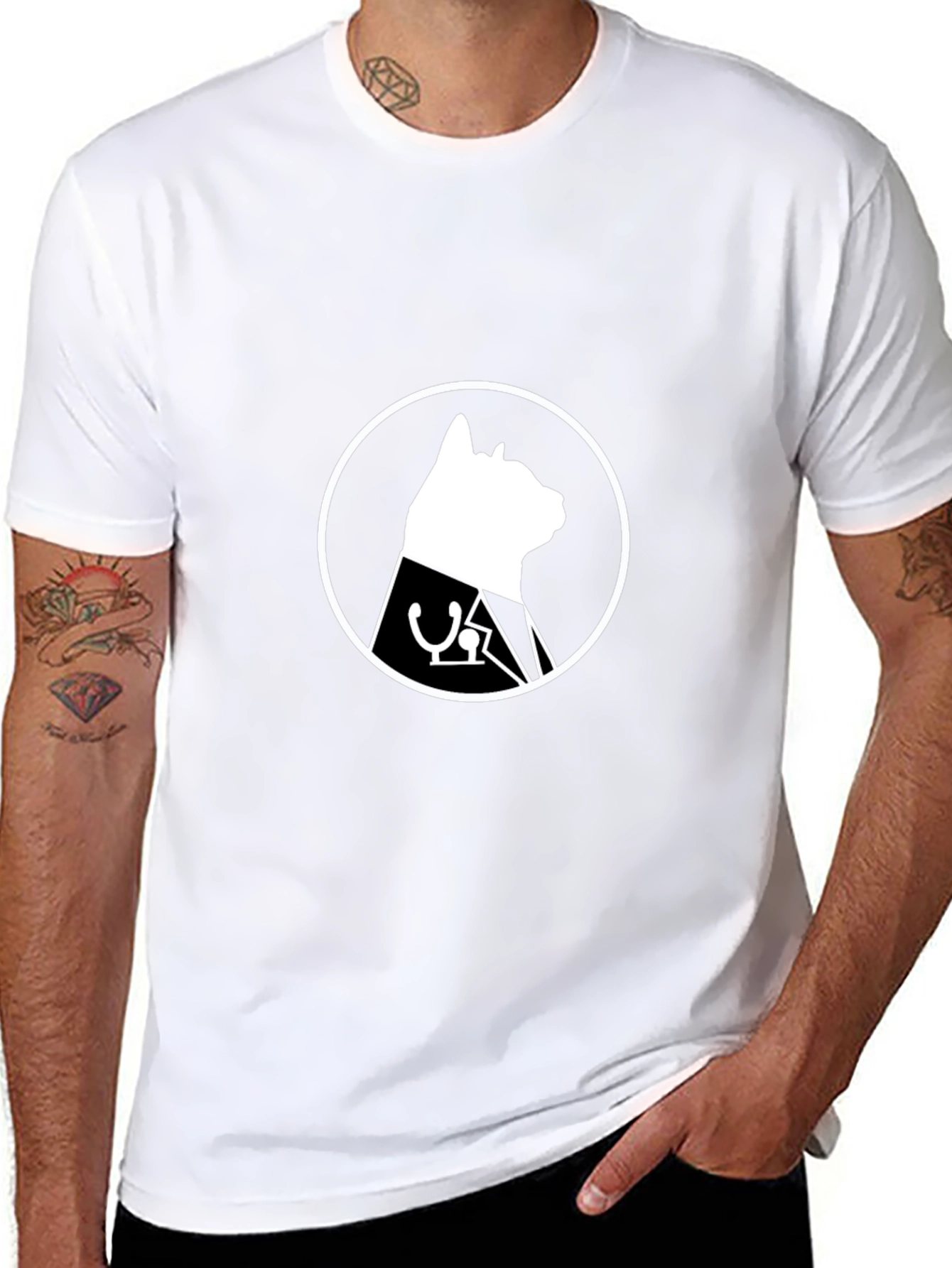 Vet Cat T-Shirt - Cute Veterinary Design