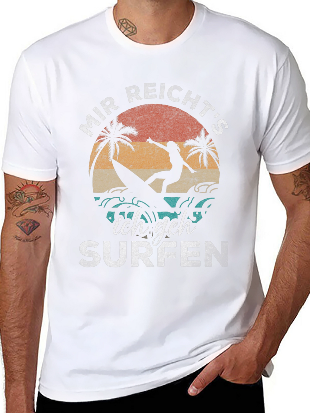 Mir Reichts Ich geh Surfen Graphic T-Shirt