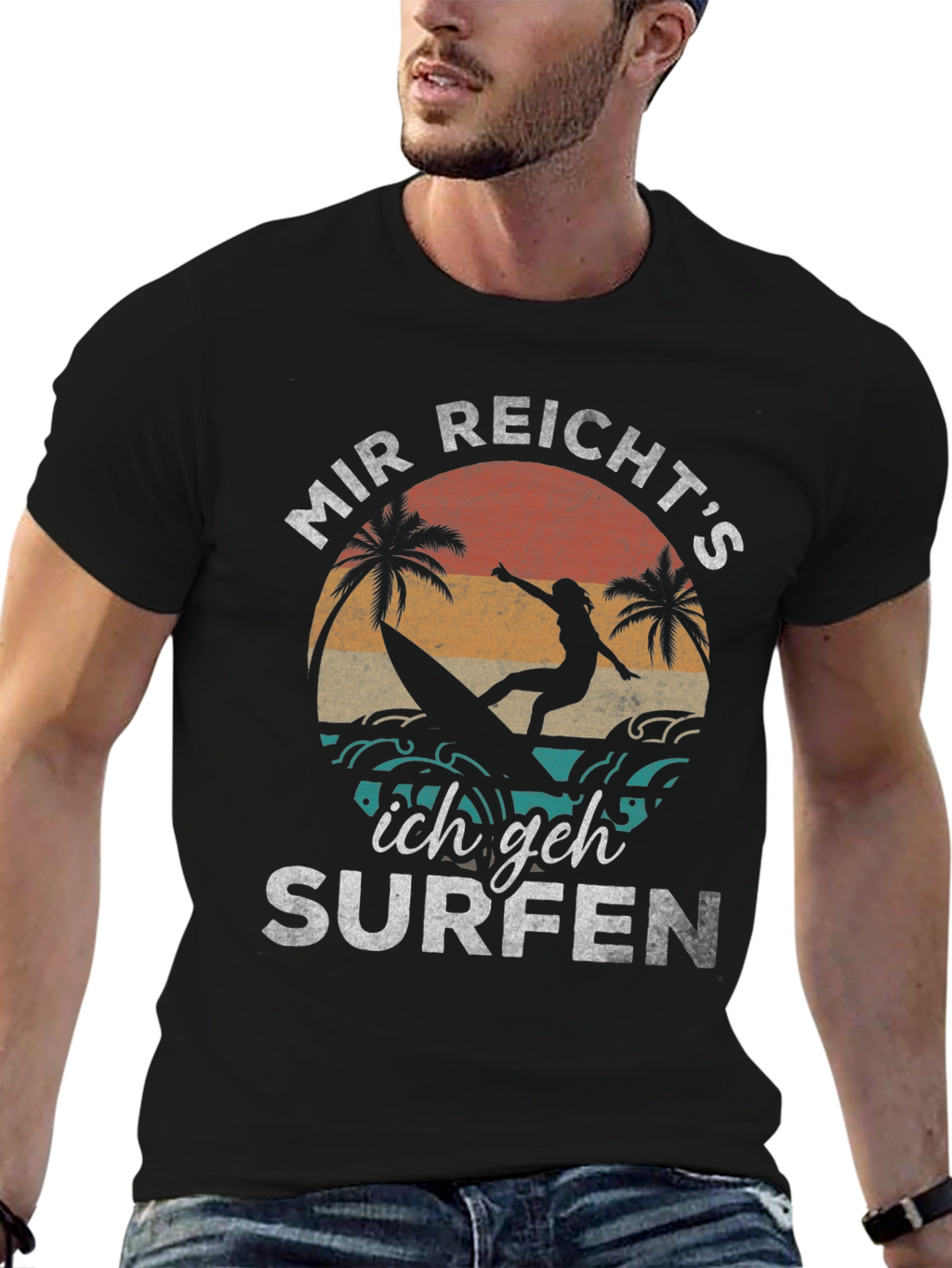 Mir Reichts Ich geh Surfen Graphic T-Shirt