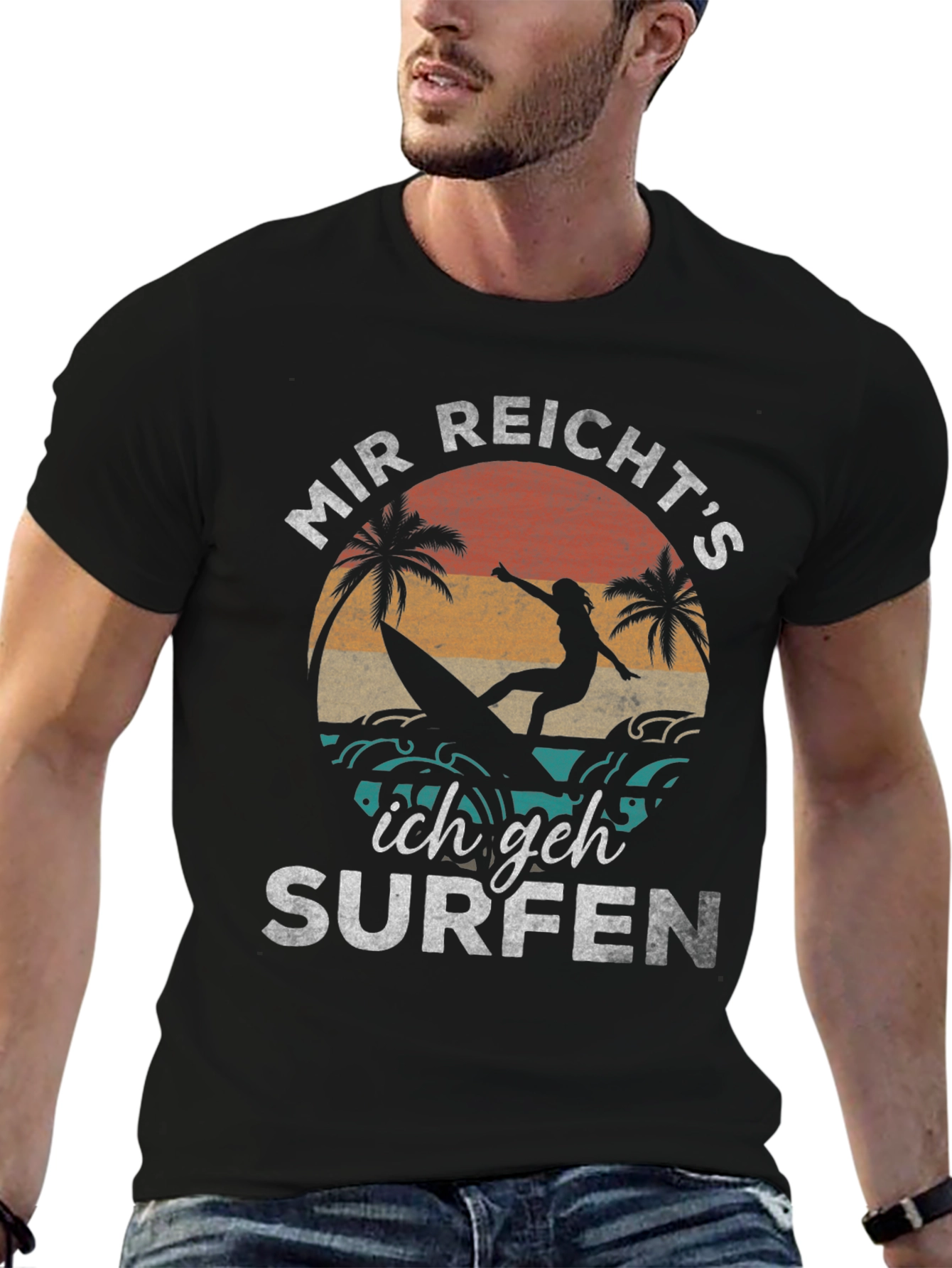 Mir Reichts Ich geh Surfen Graphic T-Shirt
