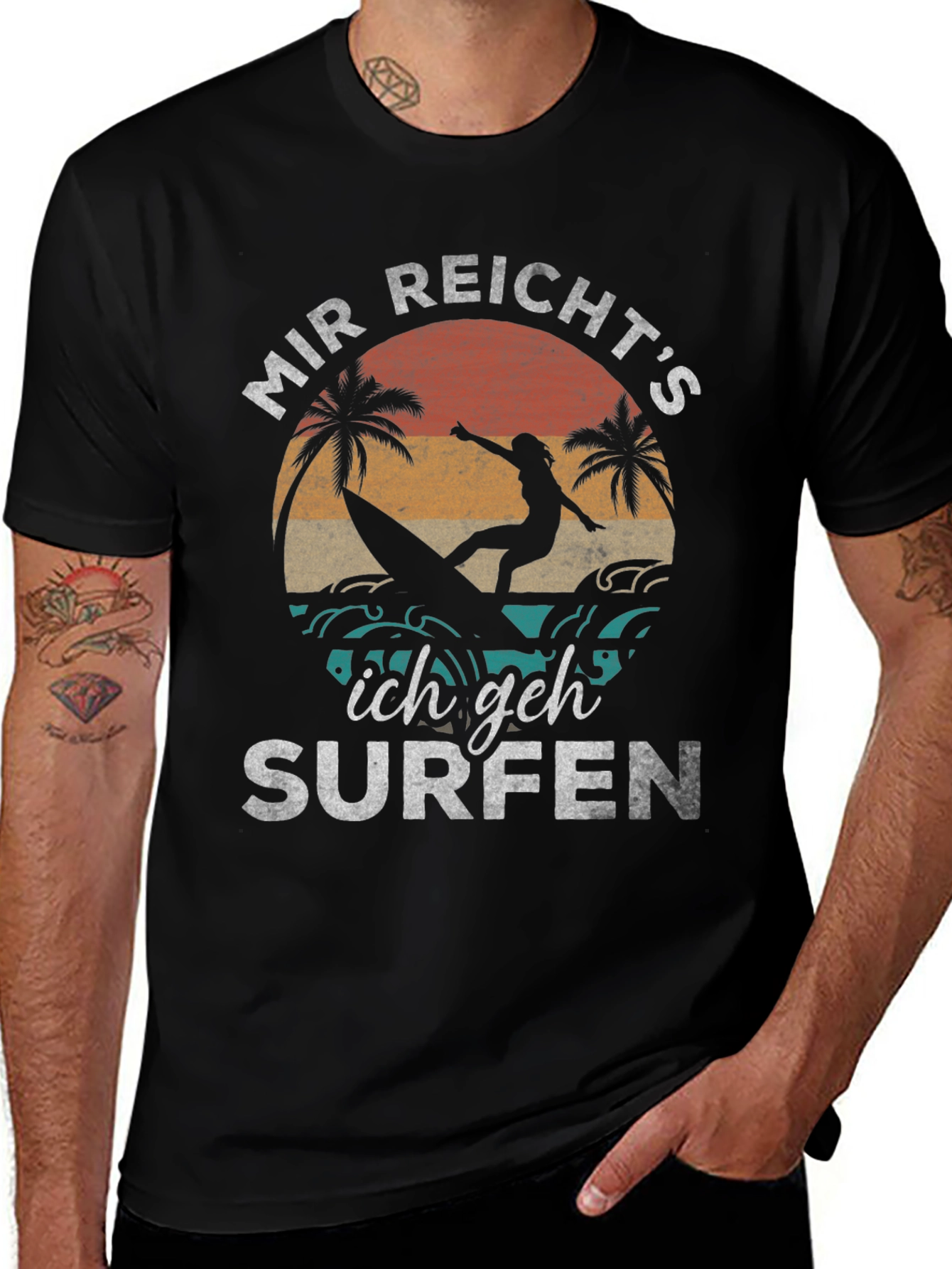 Mir Reichts Ich geh Surfen Graphic T-Shirt