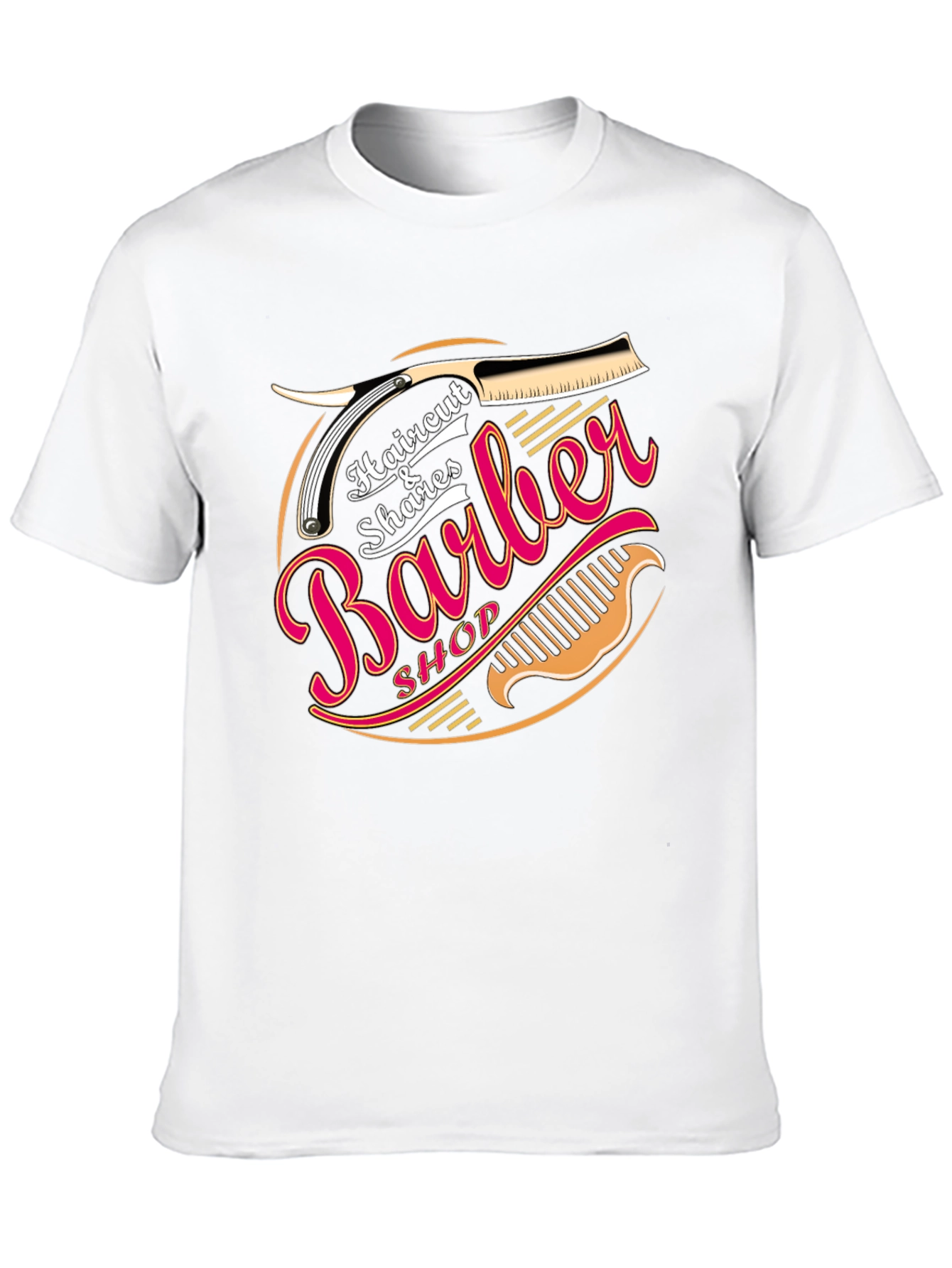 Barber Shop T-Shirt - Haircut Shaves Premium Tee