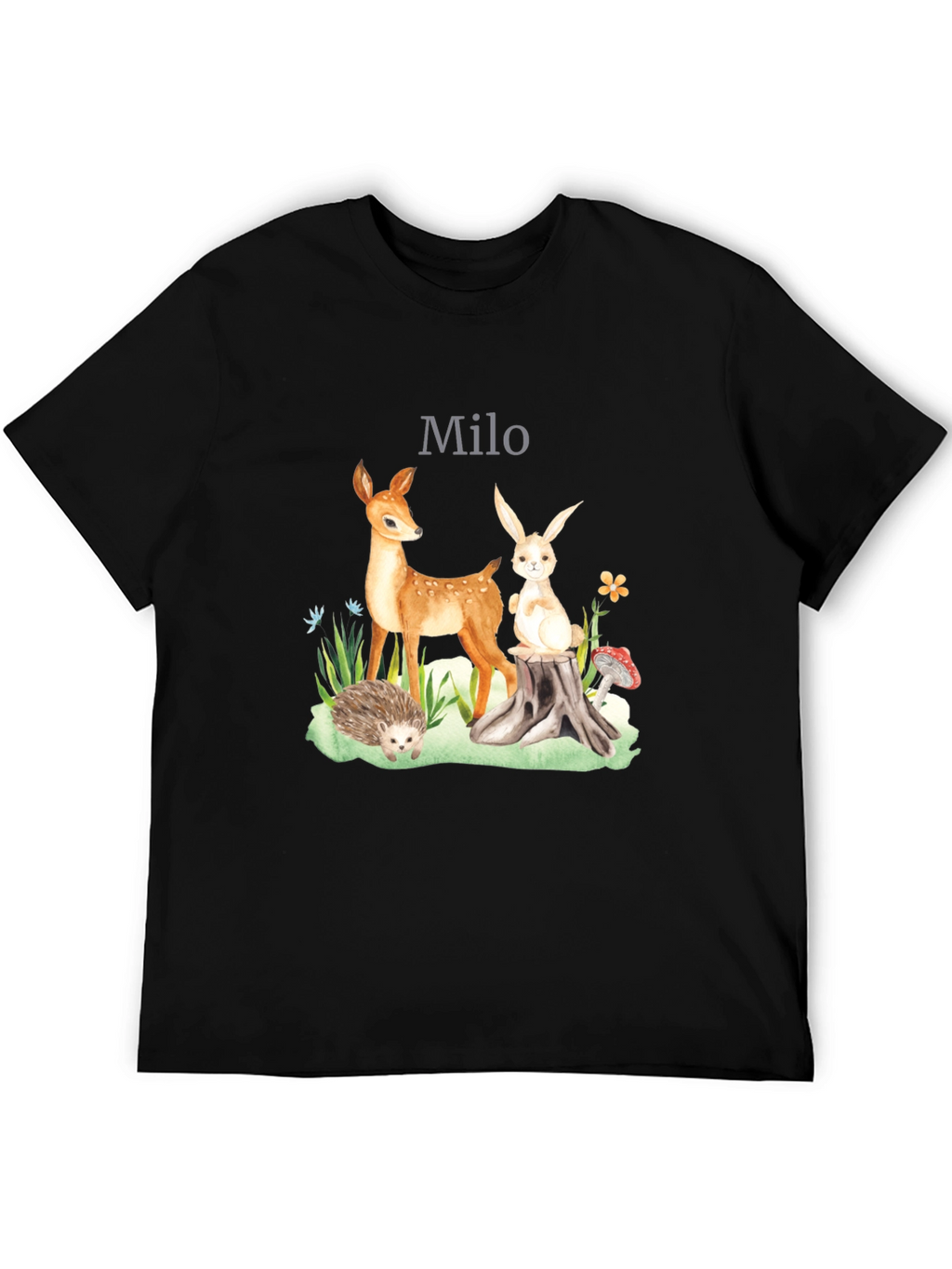 Personalized Woodland Creatures T-Shirt - Milo