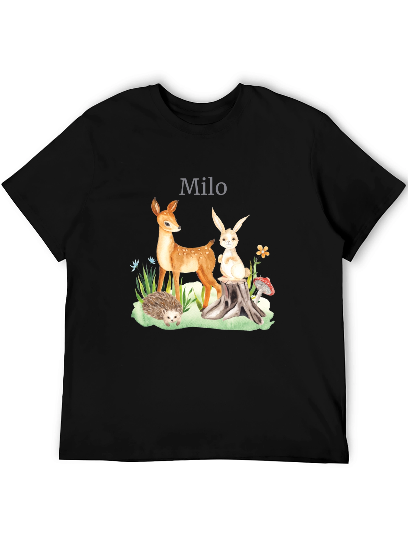 Personalized Woodland Creatures T-Shirt - Milo