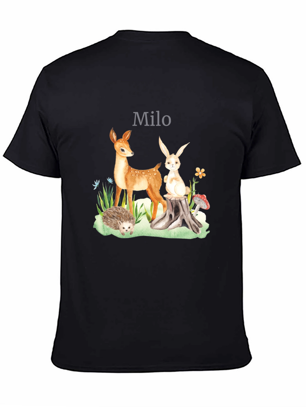 Personalized Woodland Creatures T-Shirt - Milo