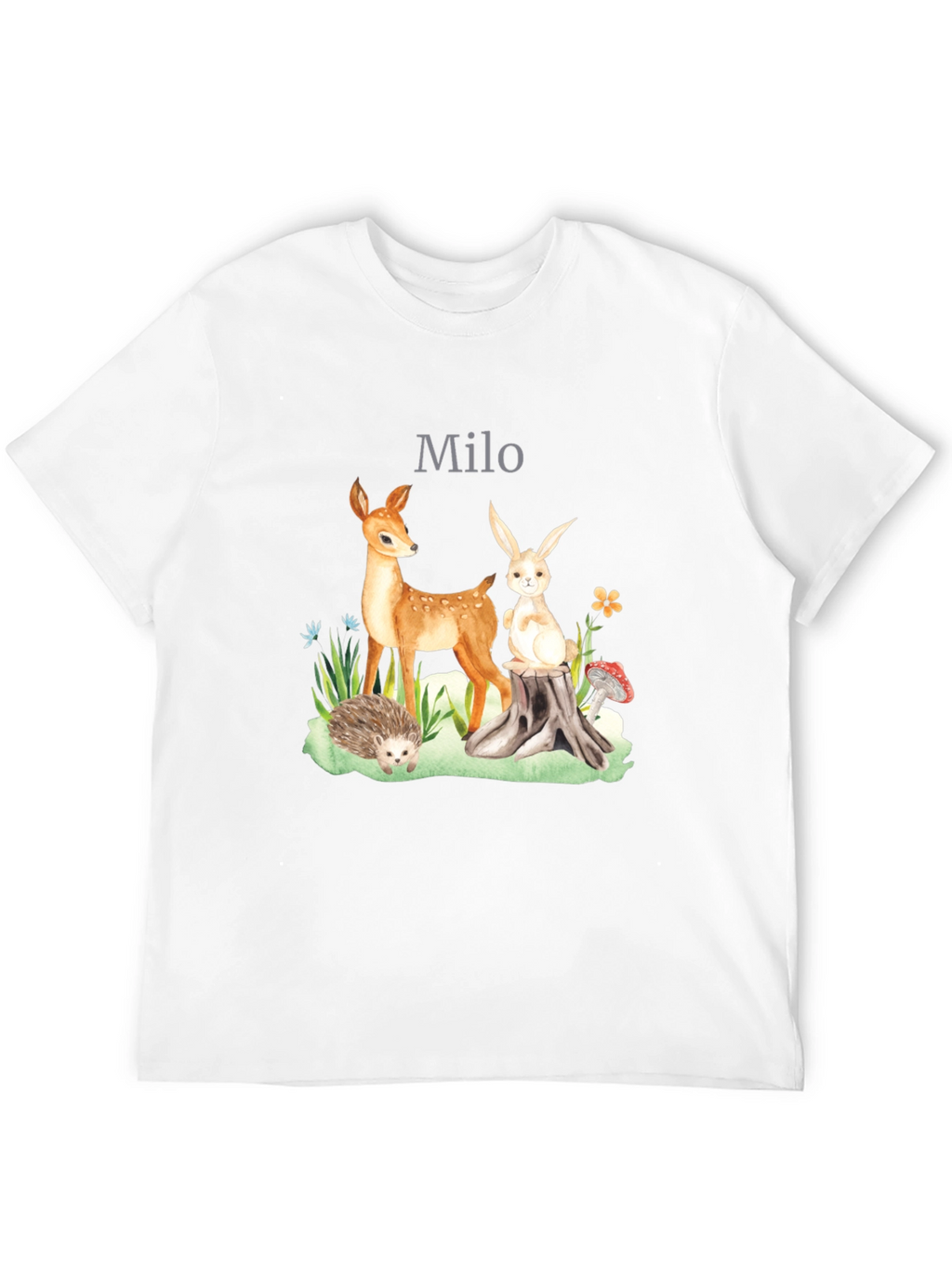 Personalized Woodland Creatures T-Shirt - Milo