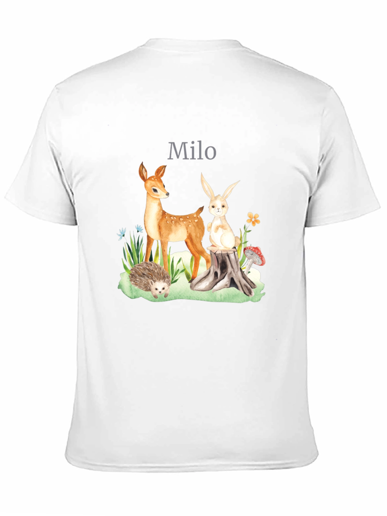 Personalized Woodland Creatures T-Shirt - Milo