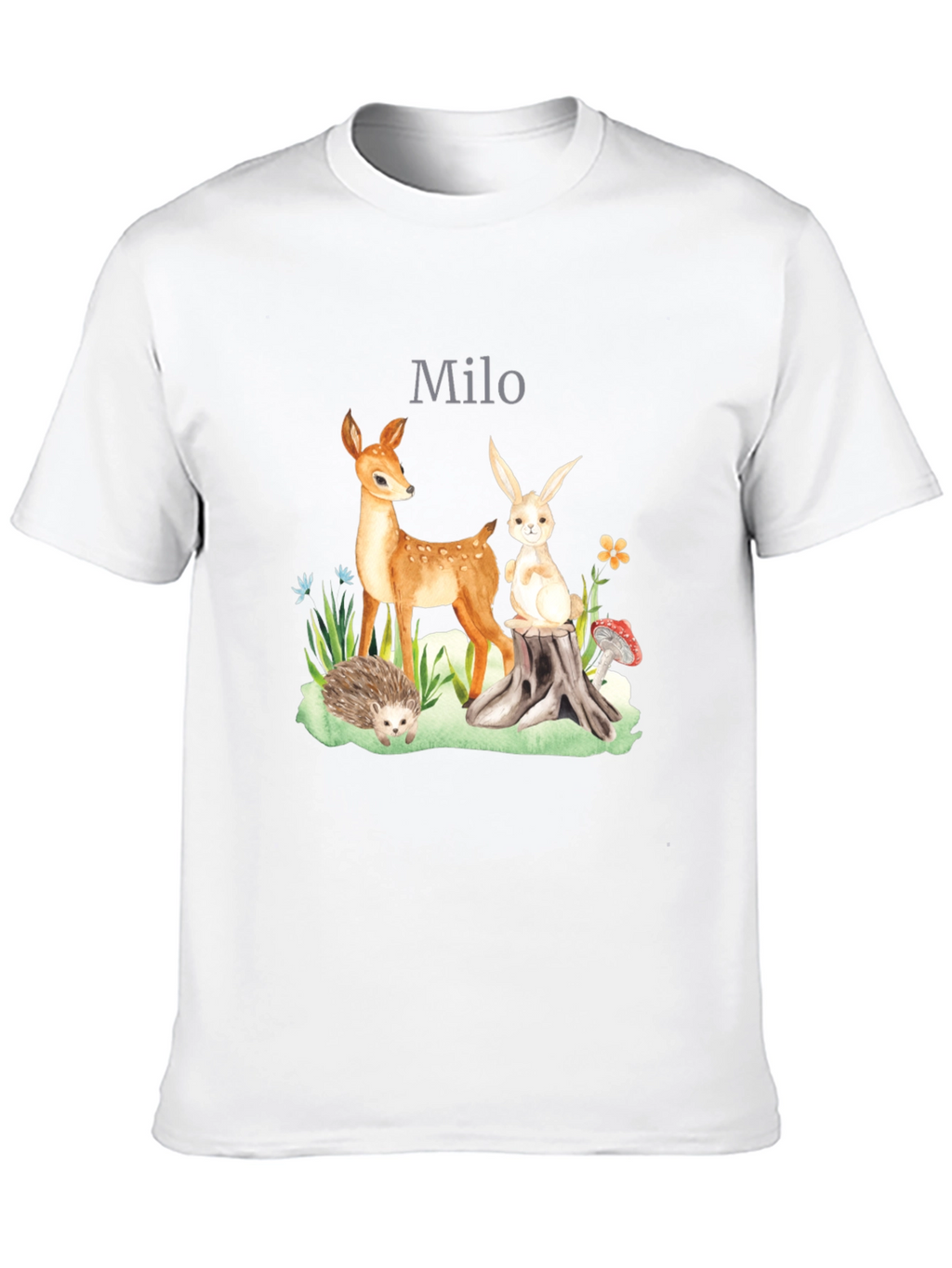 Personalized Woodland Creatures T-Shirt - Milo
