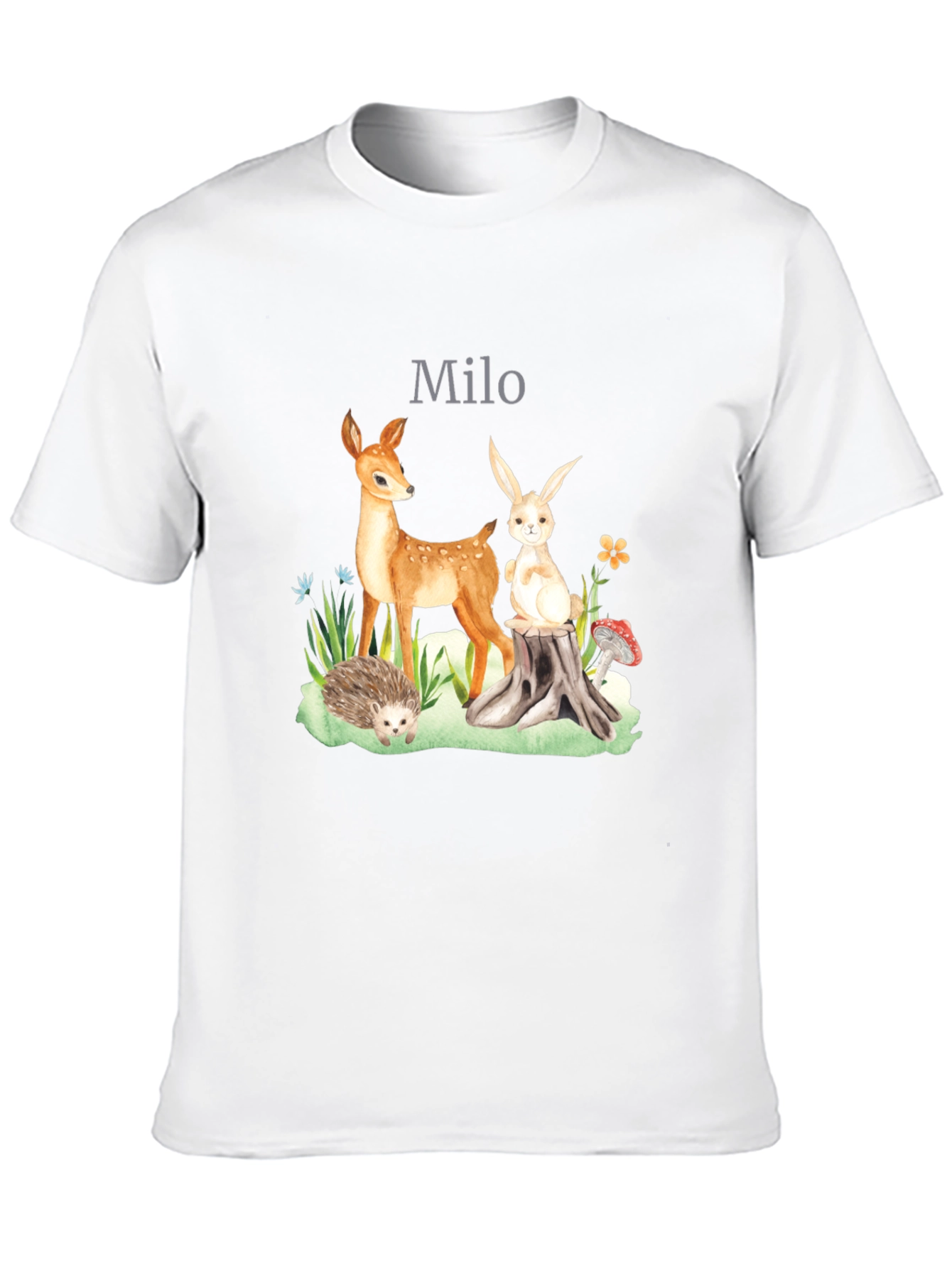 Personalized Woodland Creatures T-Shirt - Milo