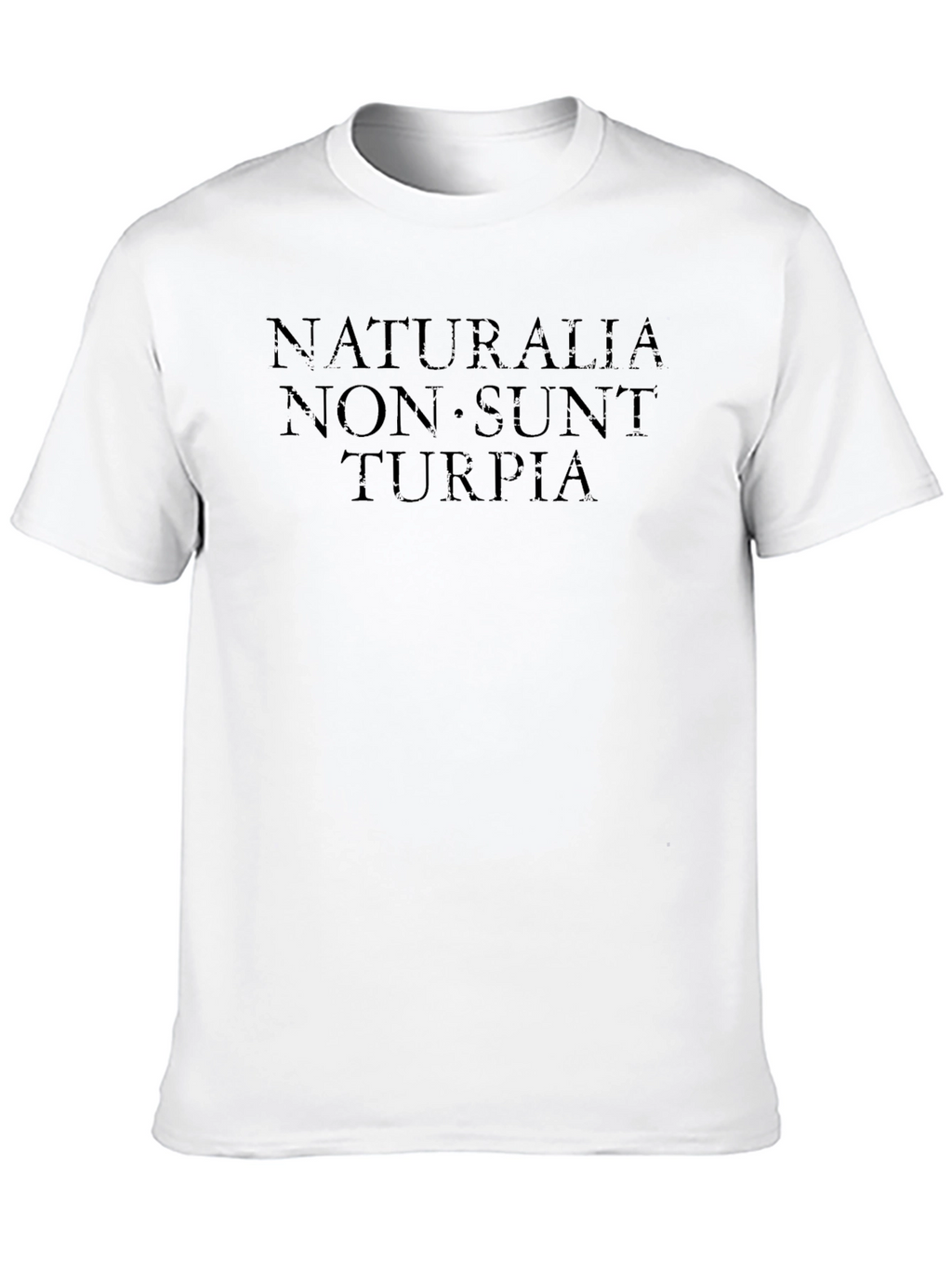 Naturalia Non Sunt Turpia Graphic Tee - Black
