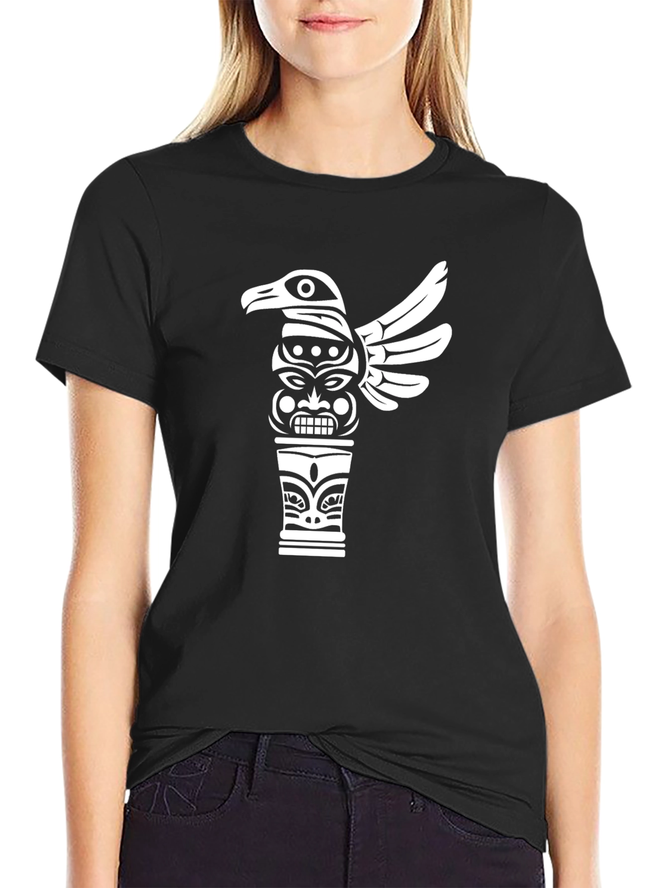 Tribal Totem Graphic Tee - Stylish Comfort