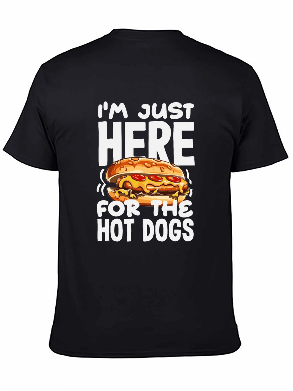 Funny Hot Dog Graphic T-Shirt