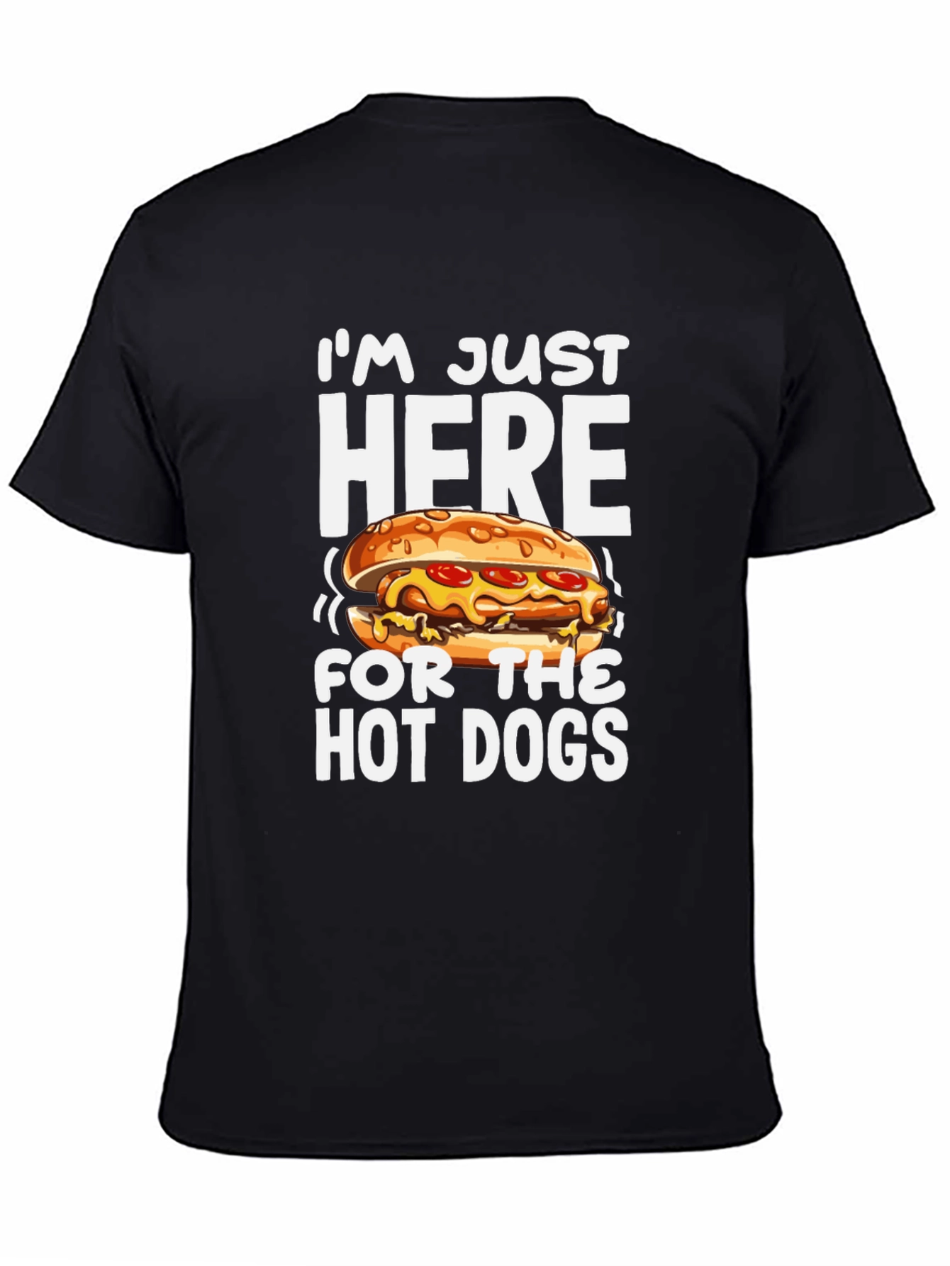 Funny Hot Dog Graphic T-Shirt