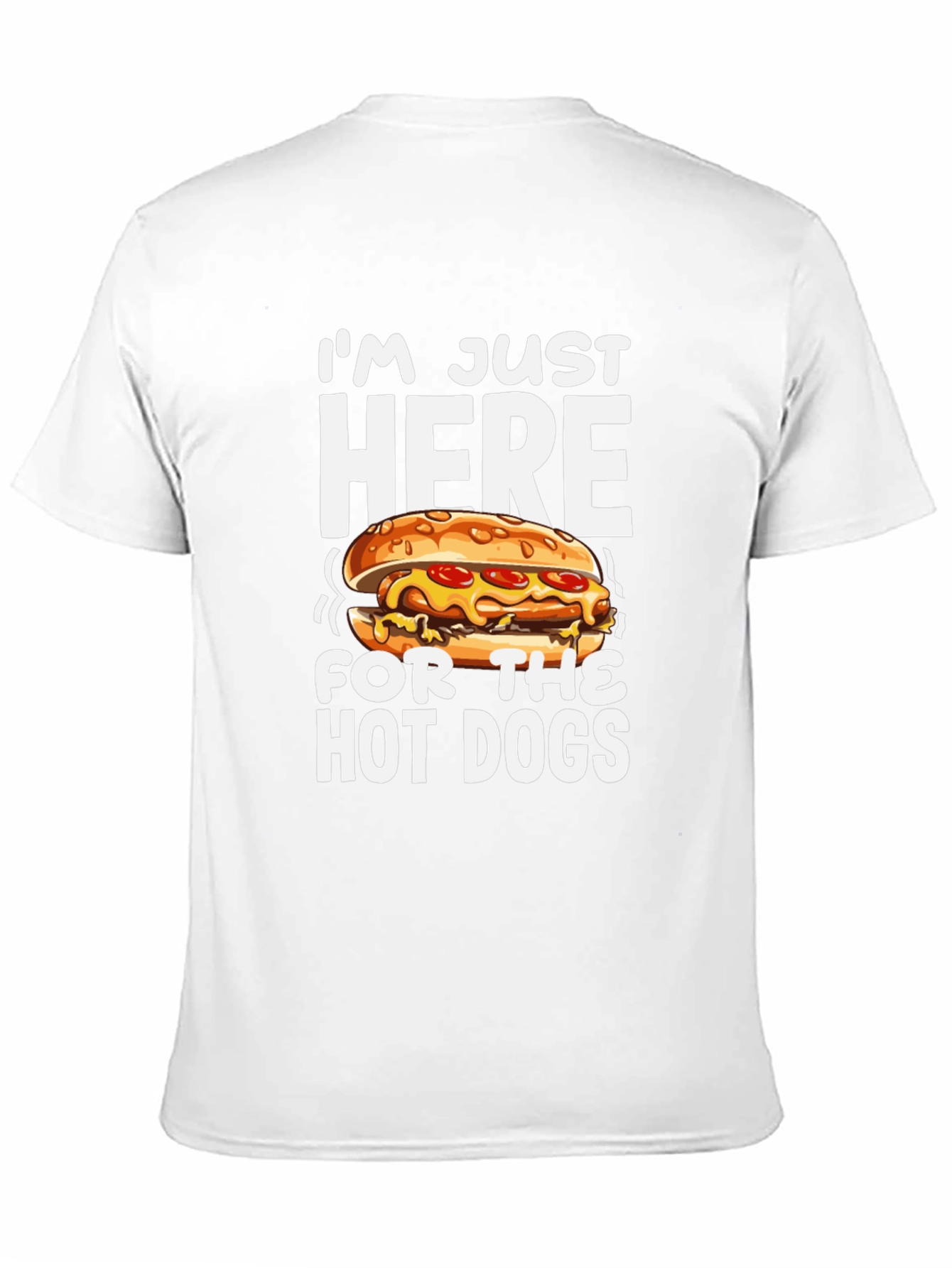 Funny Hot Dog Graphic T-Shirt