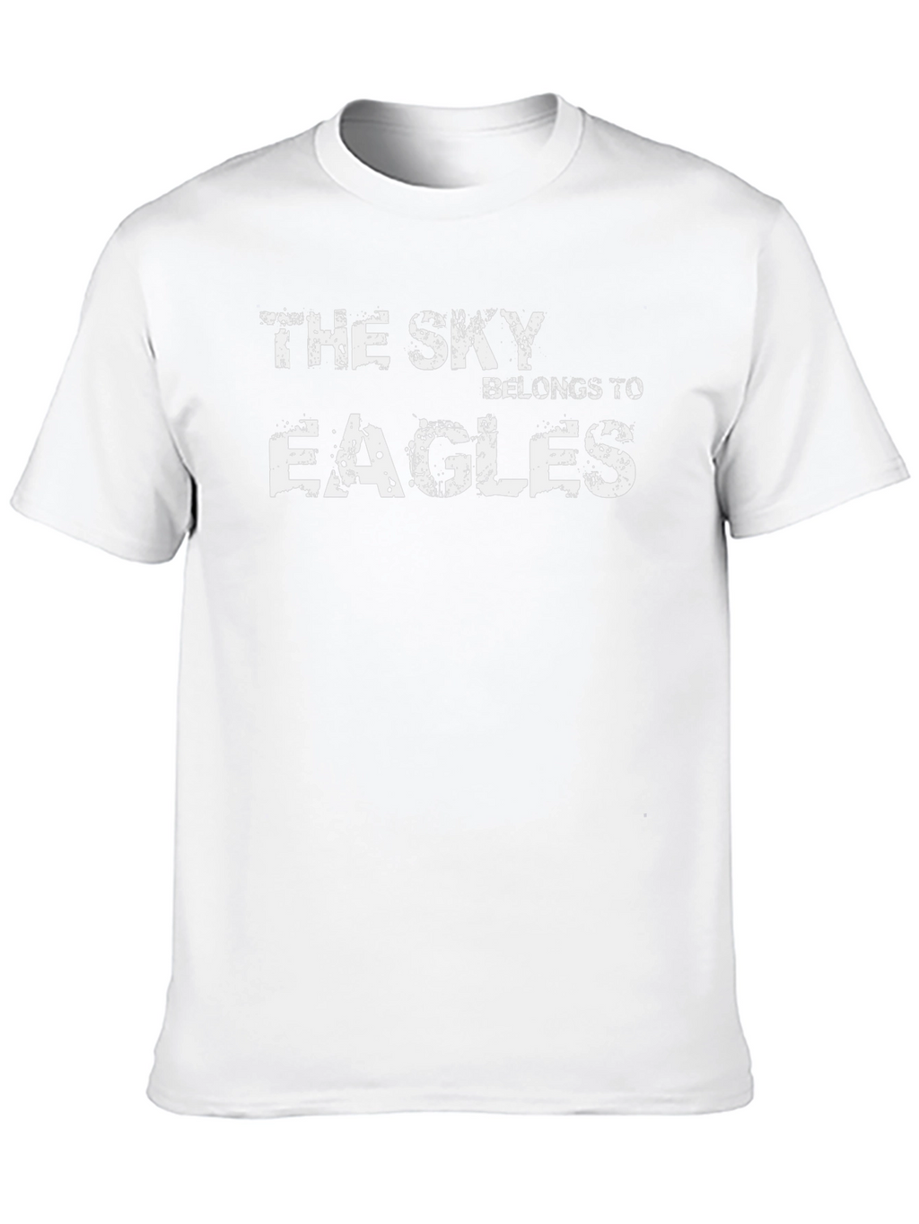 The Sky Belongs To Eagles Black T-Shirt