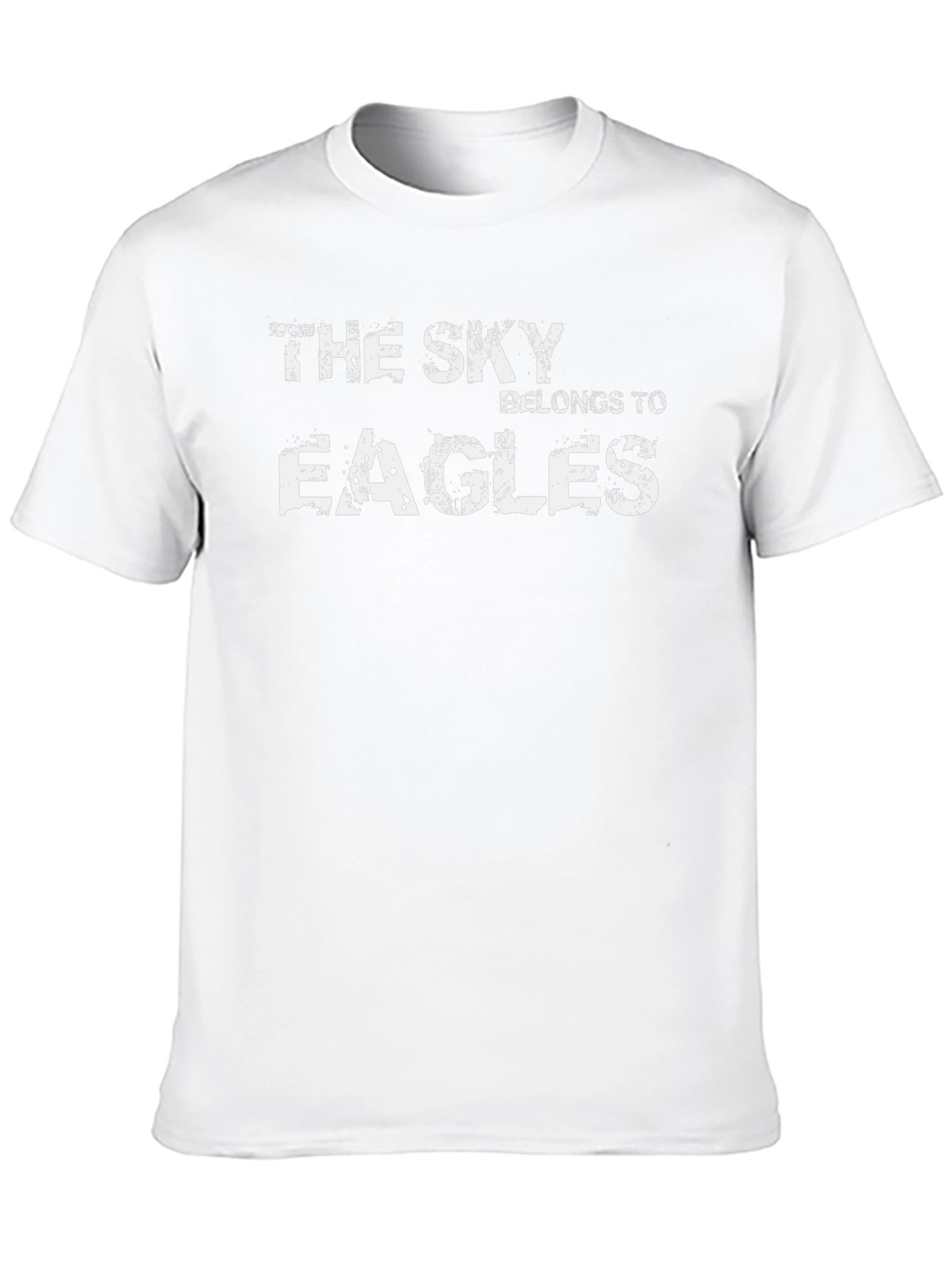 The Sky Belongs To Eagles Black T-Shirt