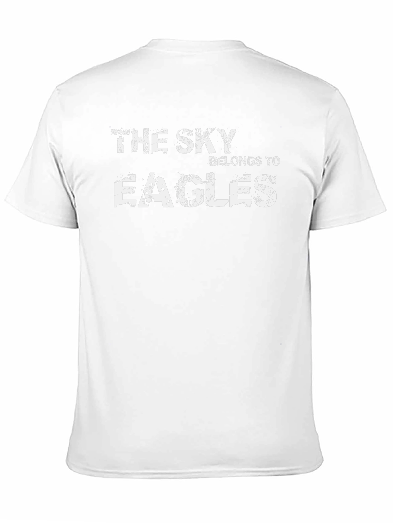 The Sky Belongs To Eagles Black T-Shirt