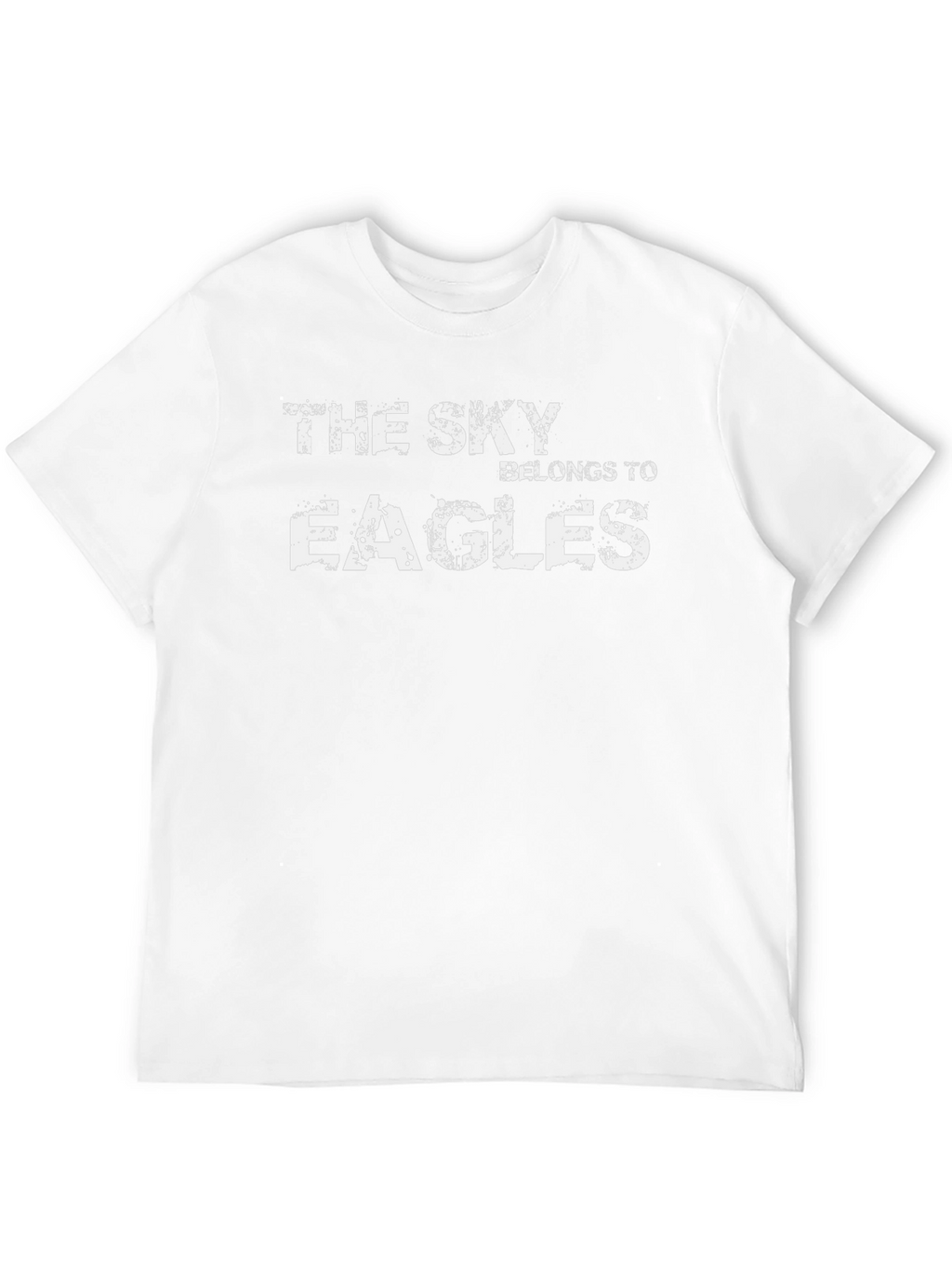 The Sky Belongs To Eagles Black T-Shirt