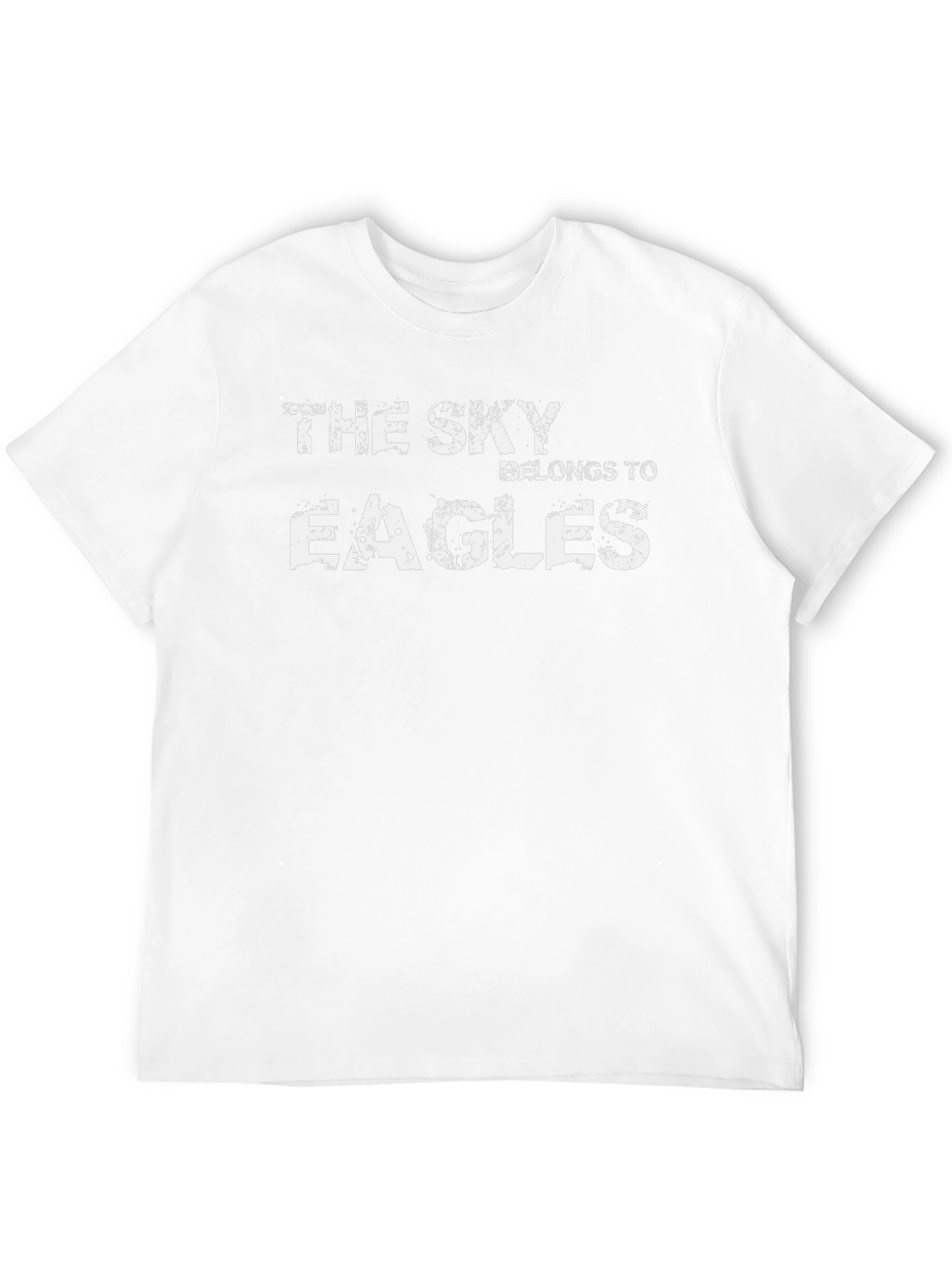 The Sky Belongs To Eagles Black T-Shirt