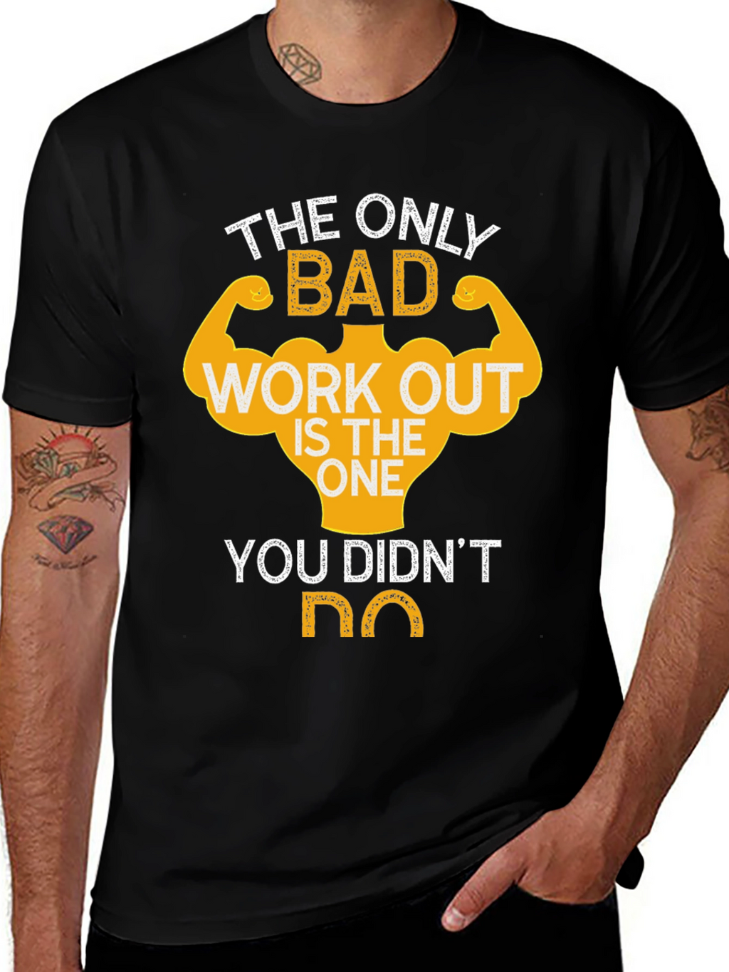 Workout Motivation T-Shirt - Gym Fitness Apparel