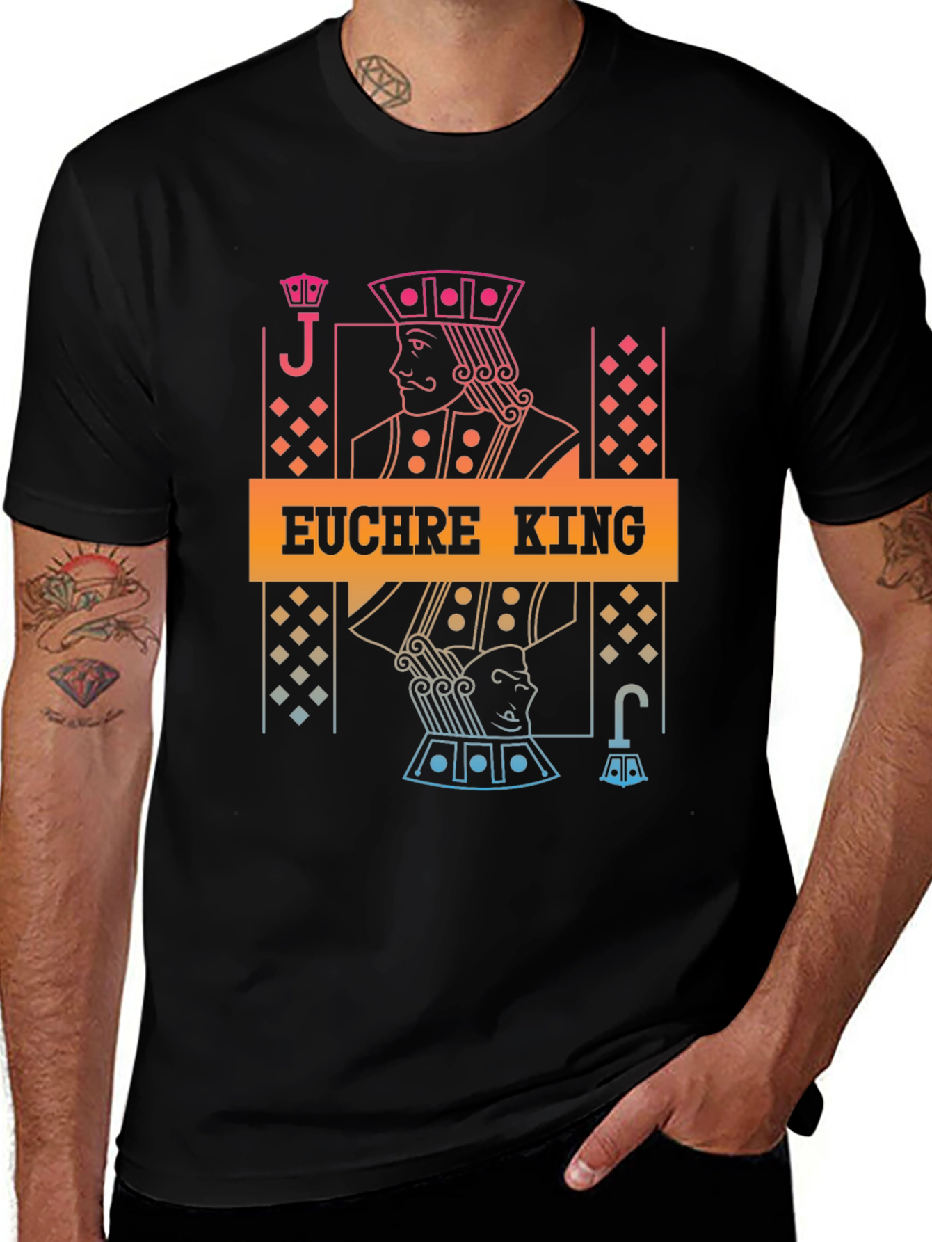 Euchre King Graphic T-Shirt