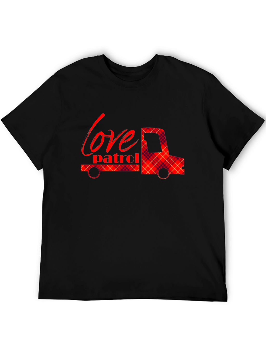 Love Patrol Truck Graphic Tee - Soft Black Shirt