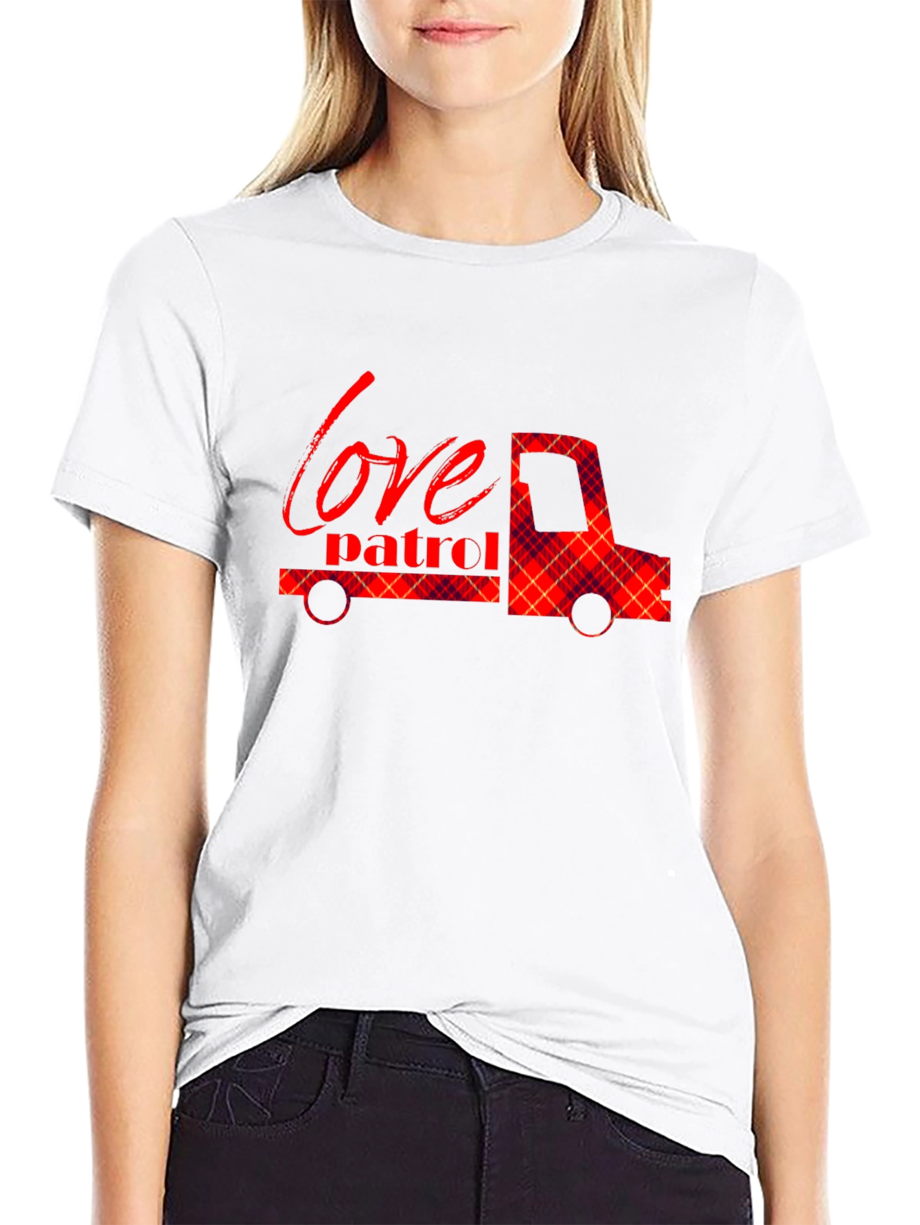 Love Patrol Truck Graphic Tee - Soft Black Shirt