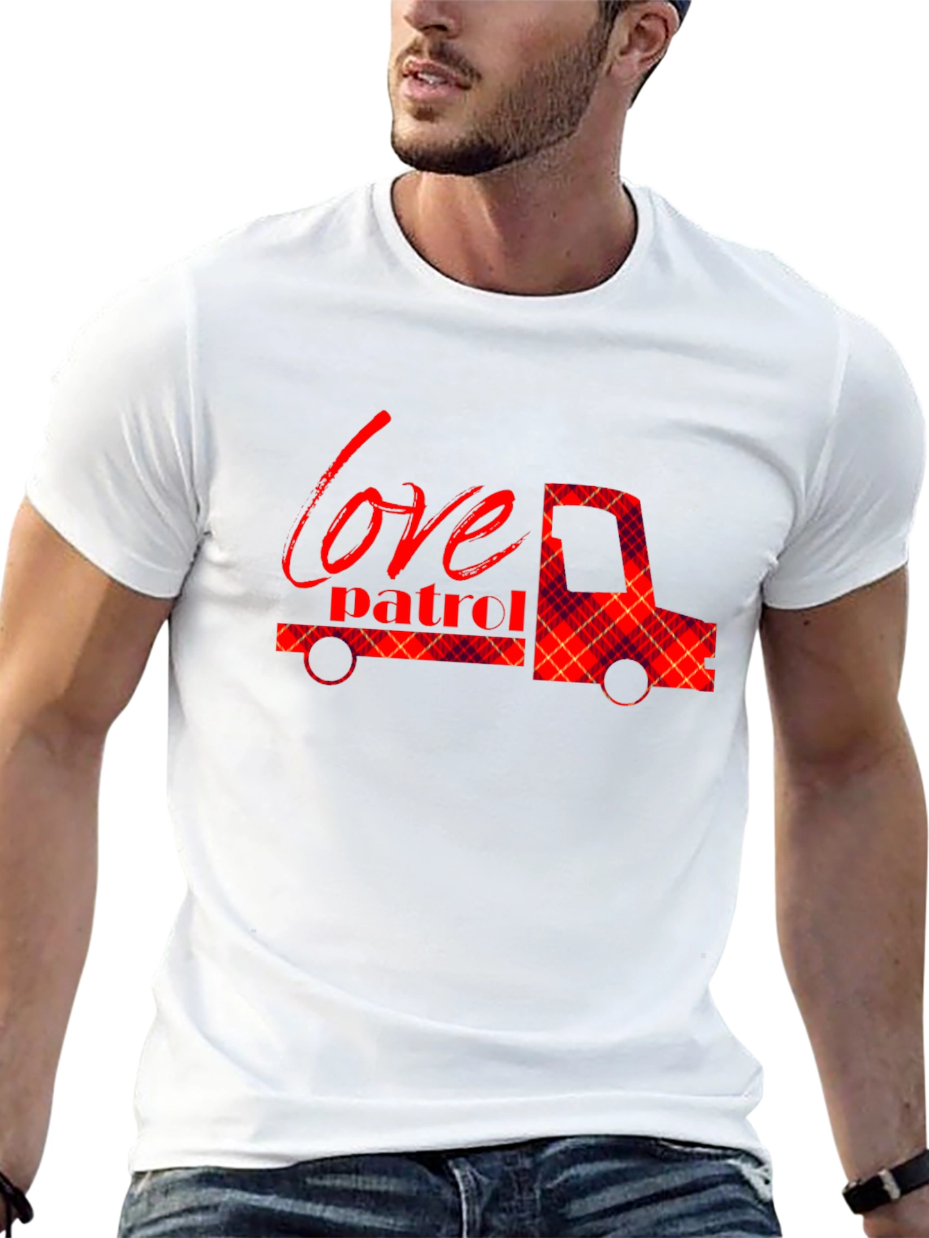 Love Patrol Truck Graphic Tee - Soft Black Shirt