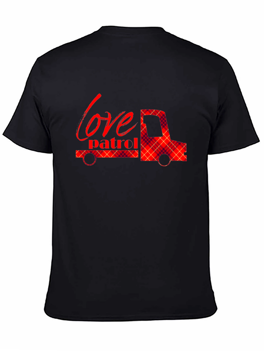 Love Patrol Truck Graphic Tee - Soft Black Shirt