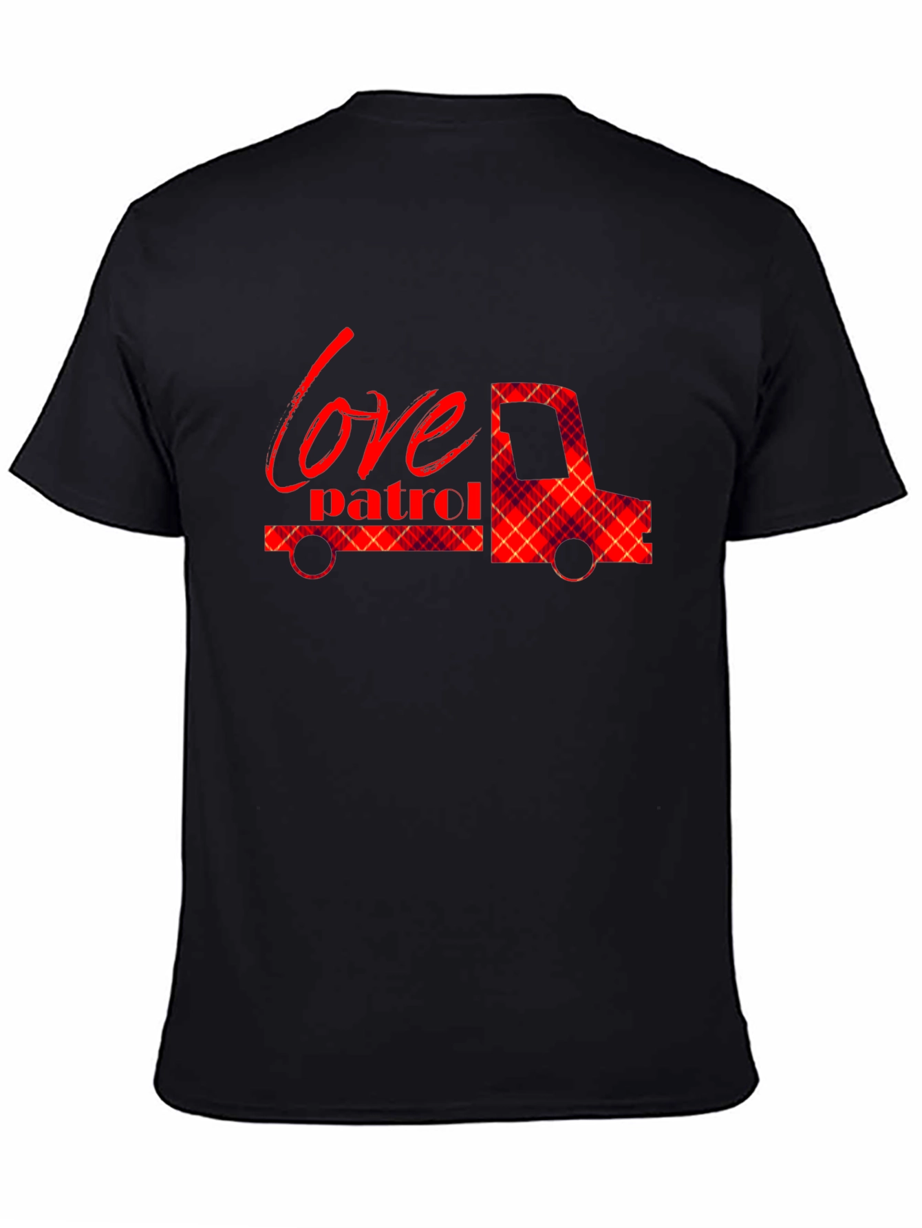 Love Patrol Truck Graphic Tee - Soft Black Shirt