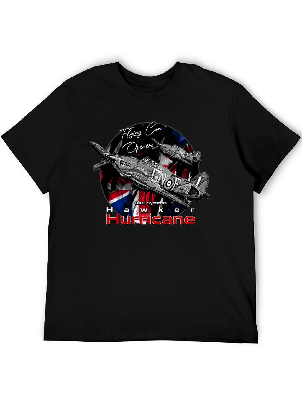 Hawker Hurricane T-Shirt - Flying Can Openers Tee