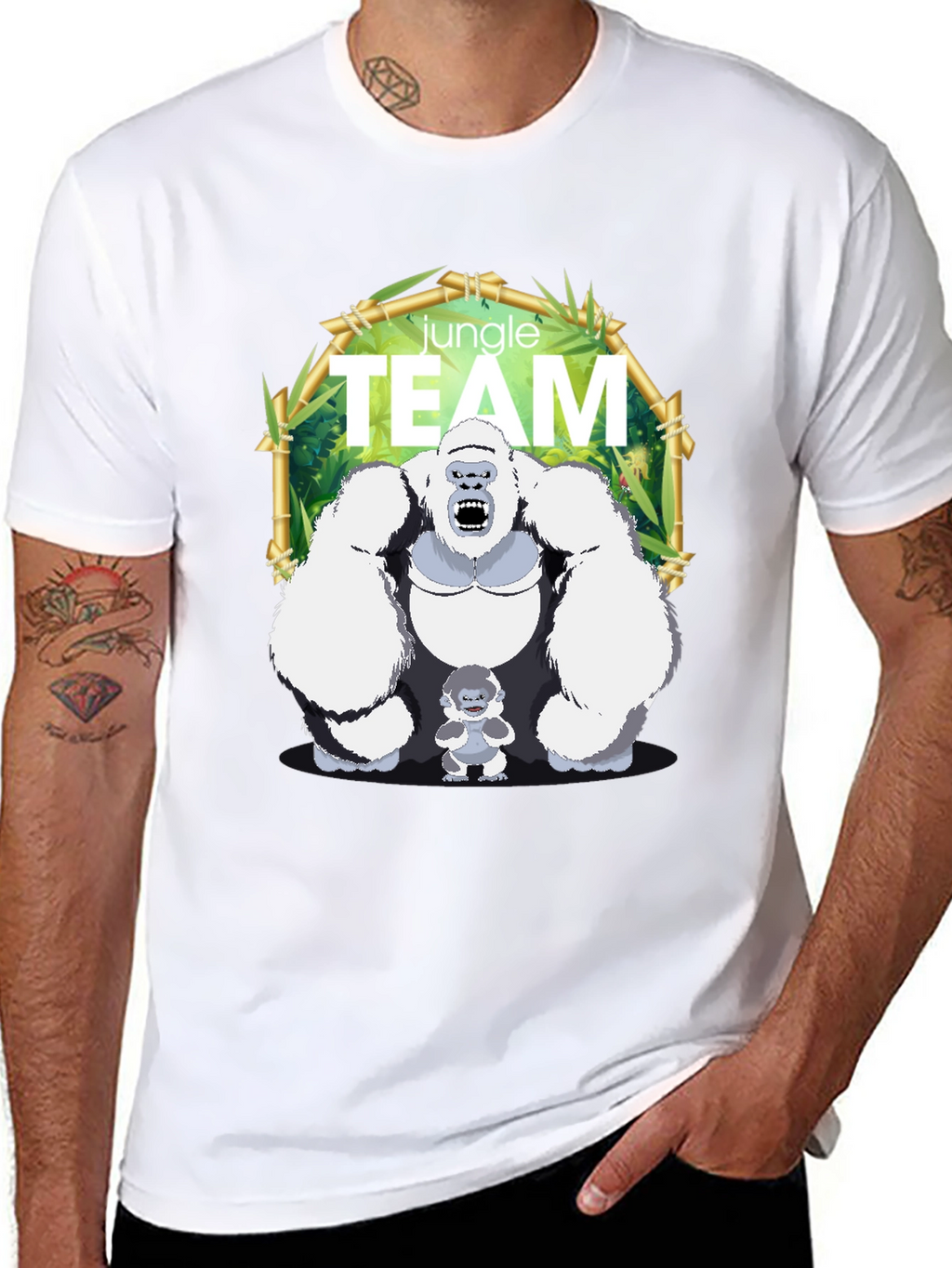 Jungle Team Gorilla Graphic T-Shirt