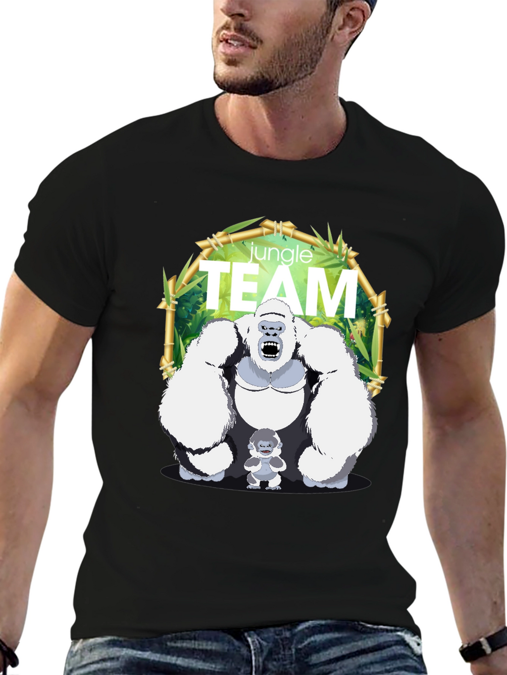 Jungle Team Gorilla Graphic T-Shirt