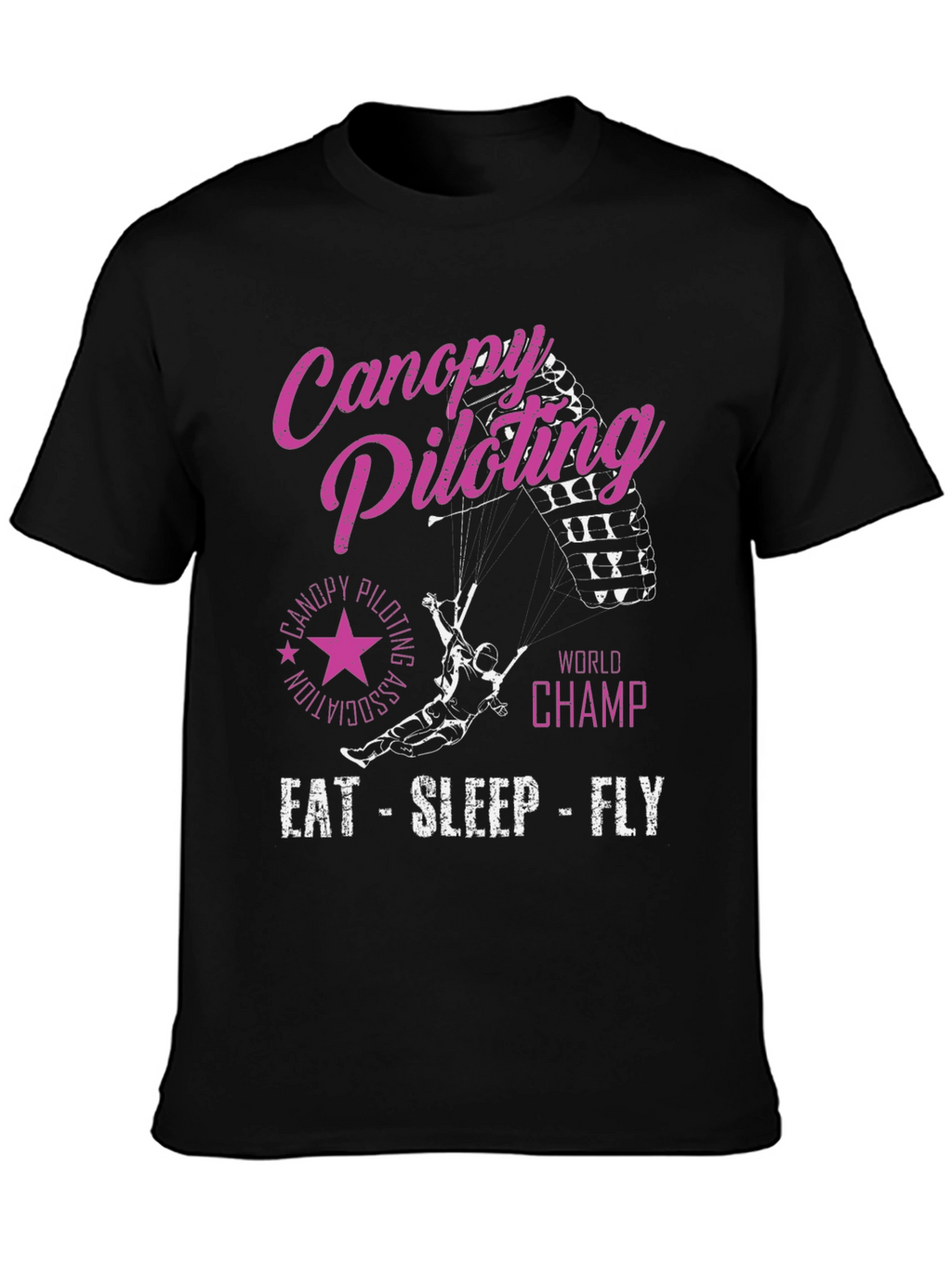 Canopy Piloting World Champ Black T-Shirt