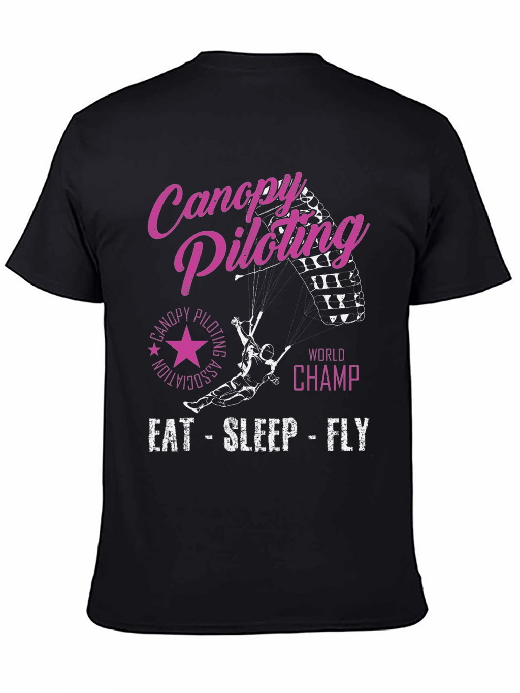 Canopy Piloting World Champ Black T-Shirt