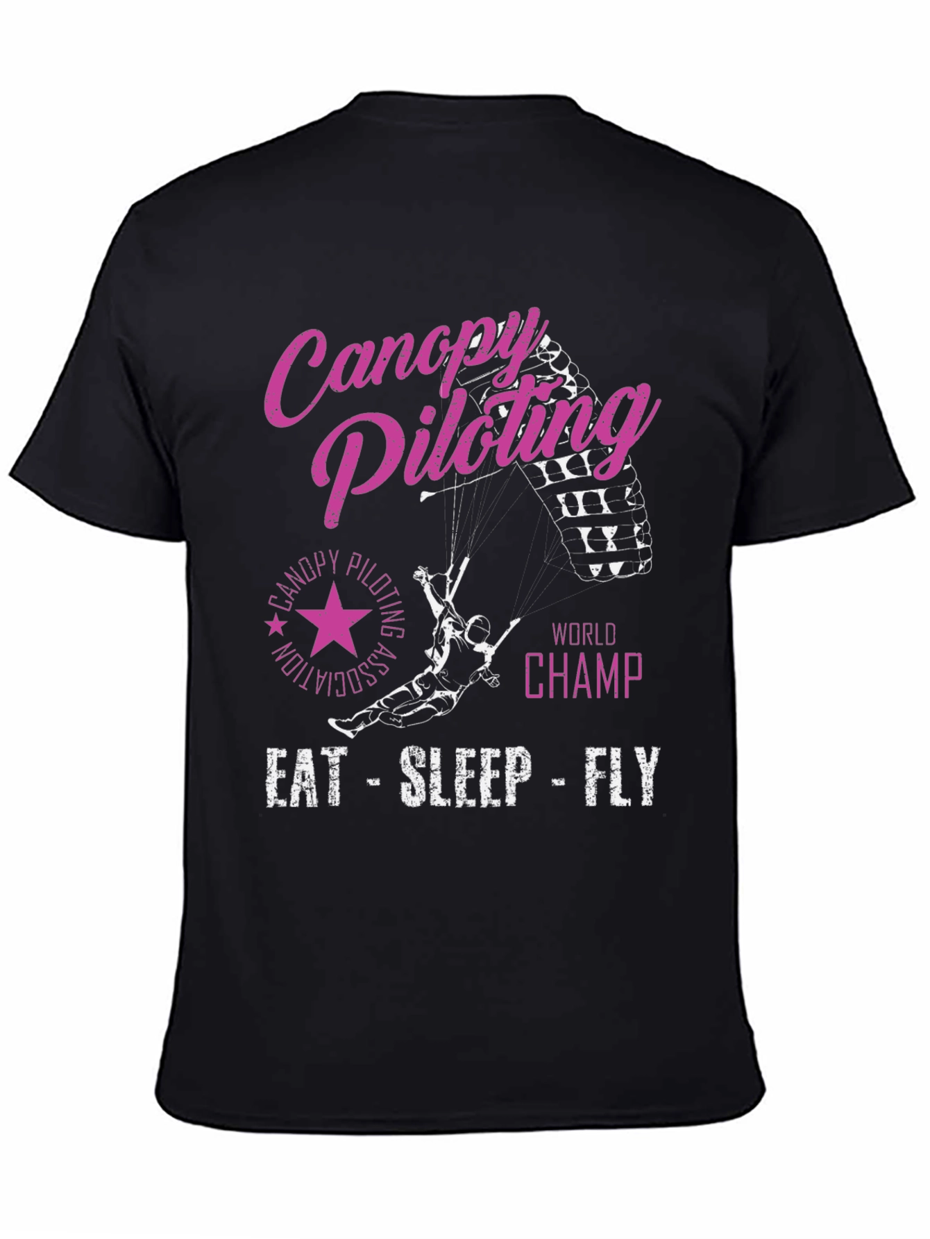 Canopy Piloting World Champ Black T-Shirt