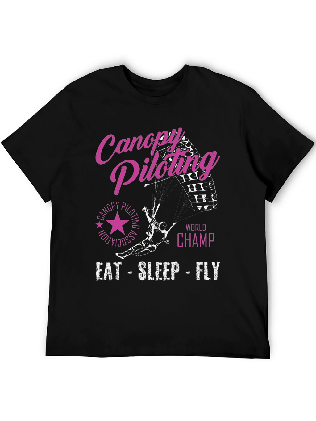 Canopy Piloting World Champ Black T-Shirt