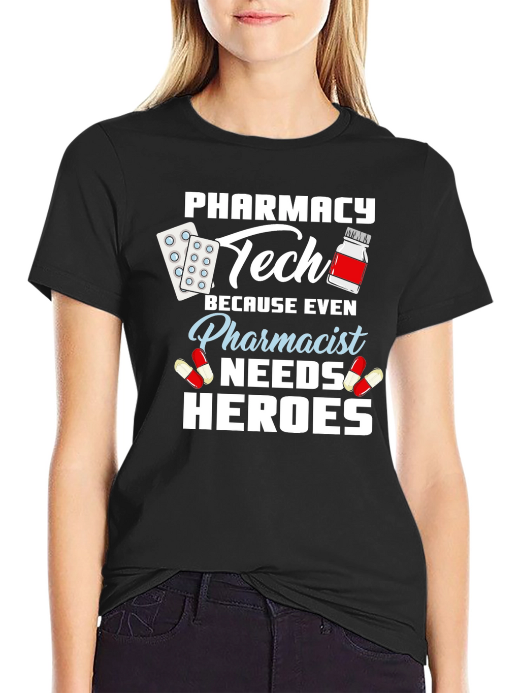 Pharmacy Tech Hero T-Shirt - Pharmacist Appreciation Gift