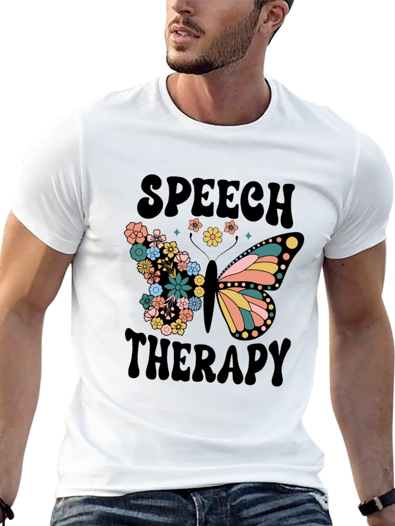 Speech Therapy Butterfly T-Shirt
