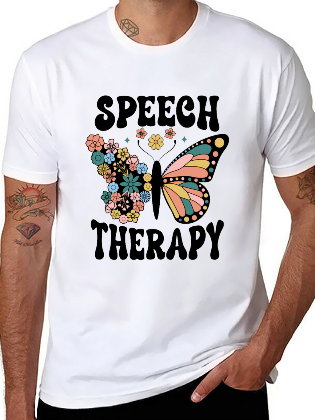 Speech Therapy Butterfly T-Shirt