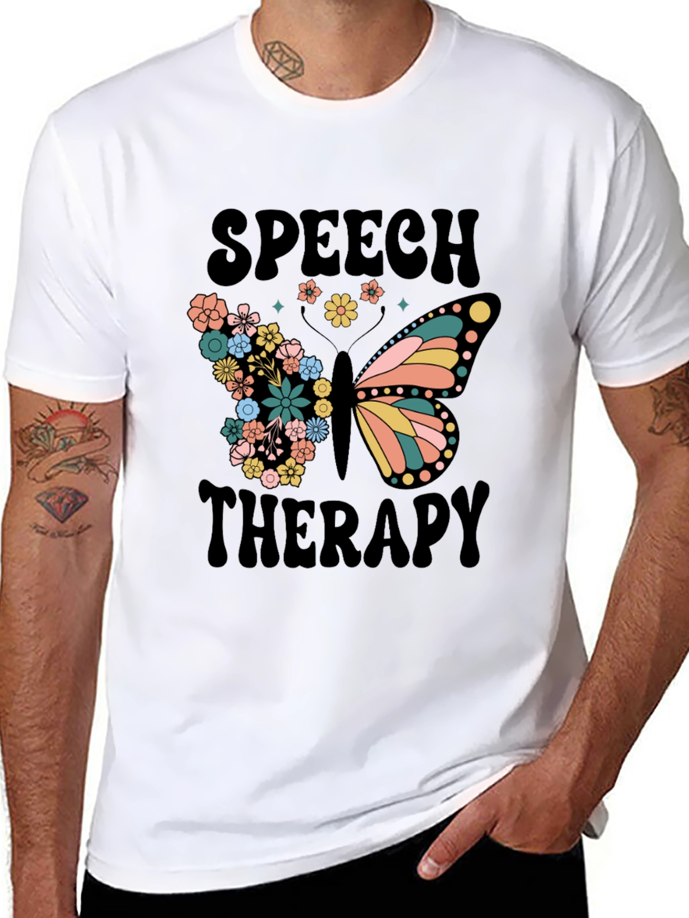 Speech Therapy Butterfly T-Shirt