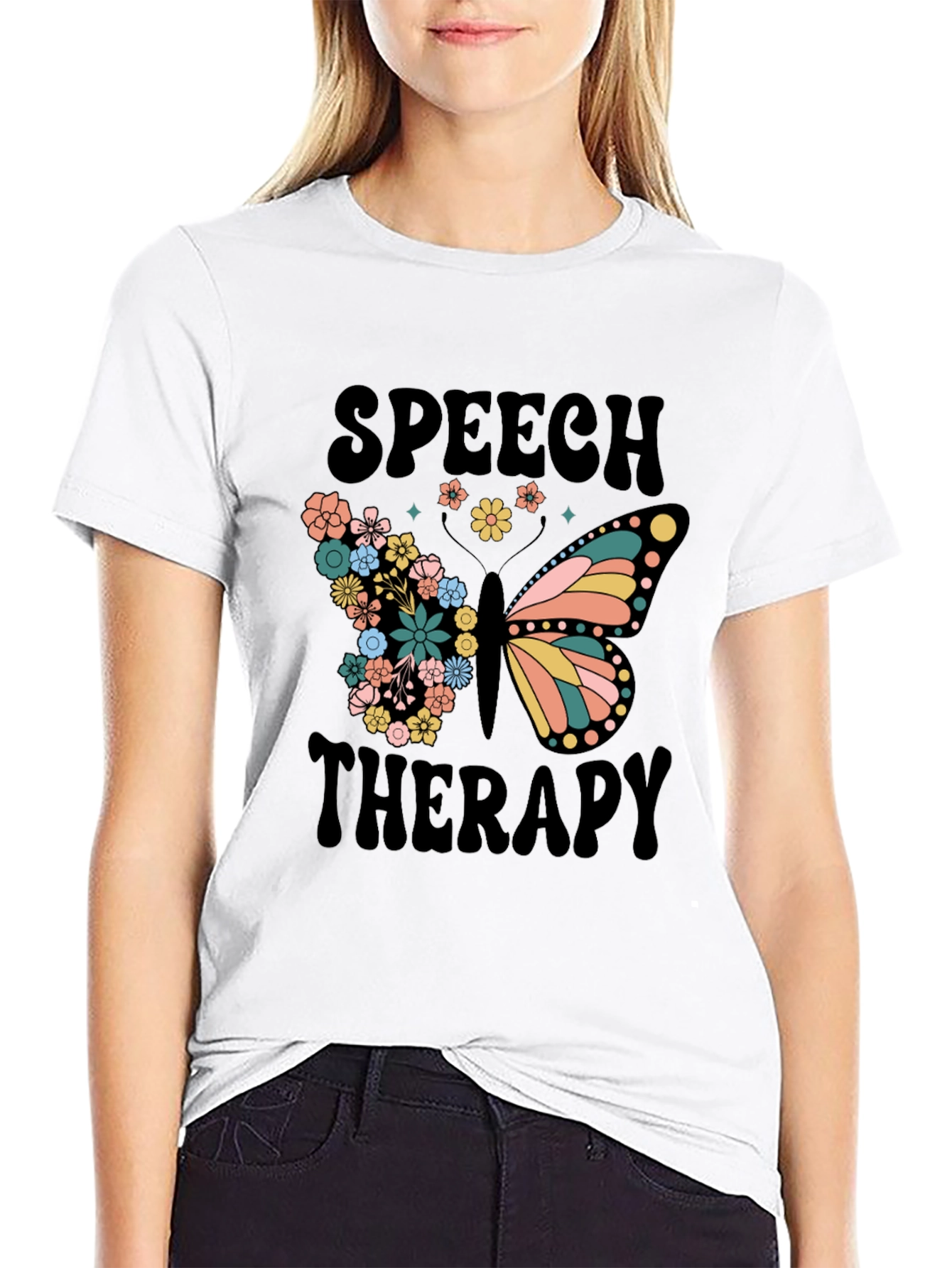 Speech Therapy Butterfly T-Shirt