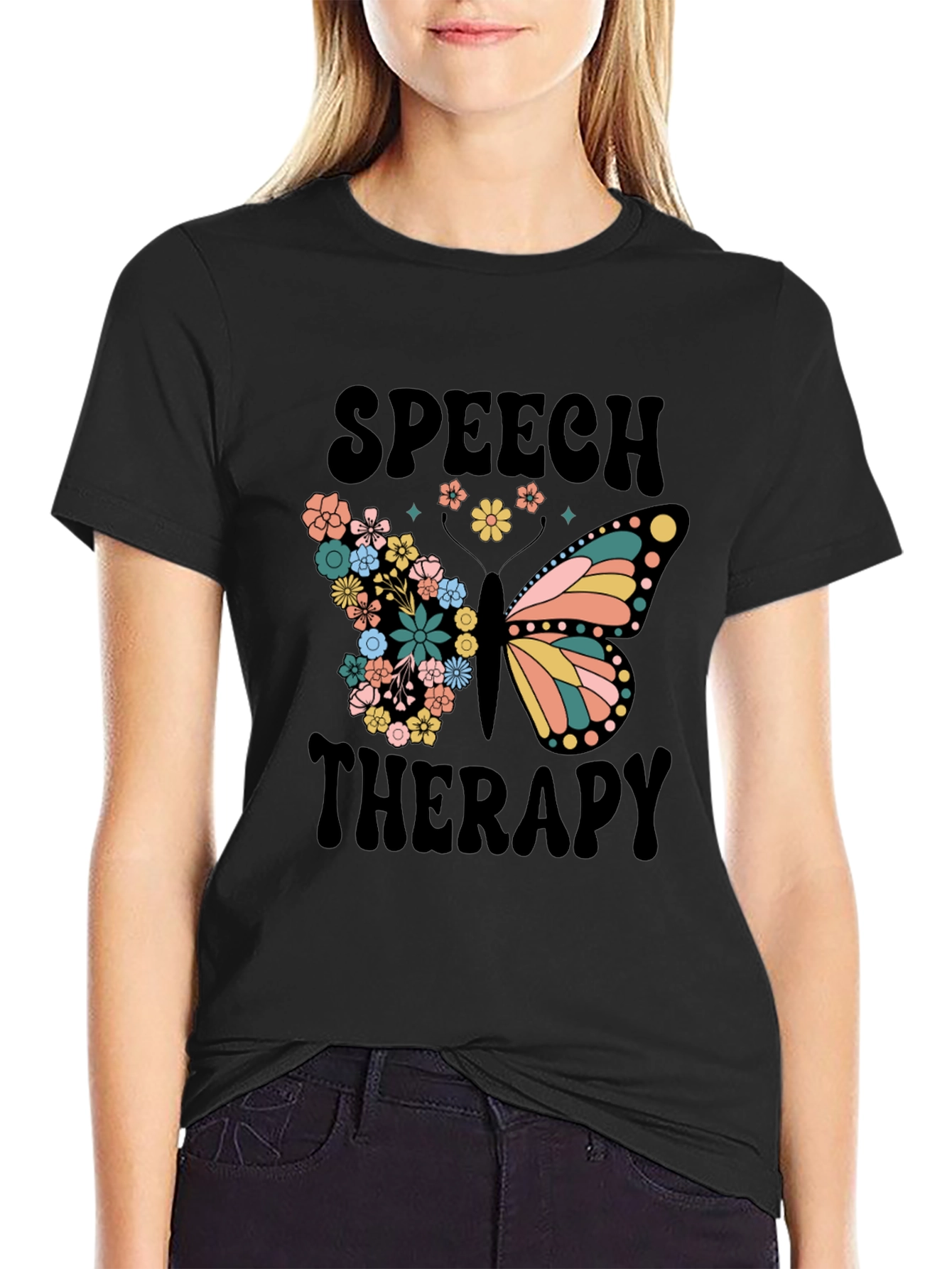 Speech Therapy Butterfly T-Shirt