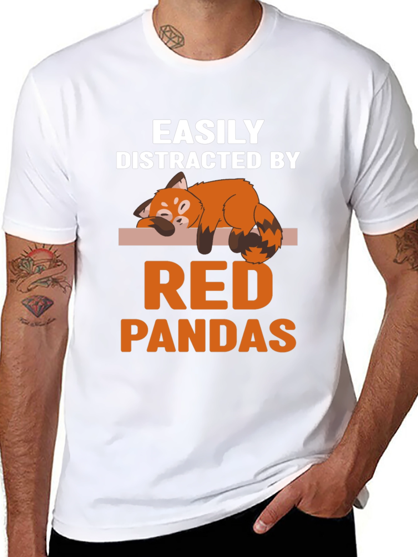 Easily Distracted By Red Pandas T-Shirt