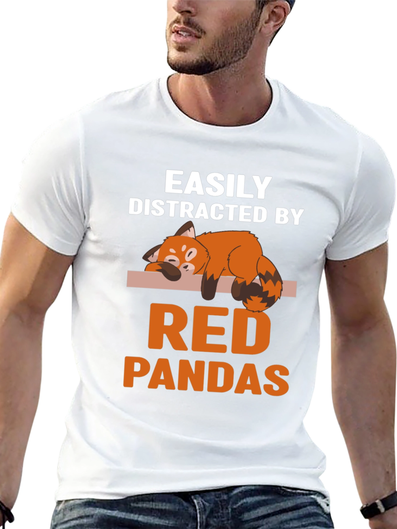 Easily Distracted By Red Pandas T-Shirt