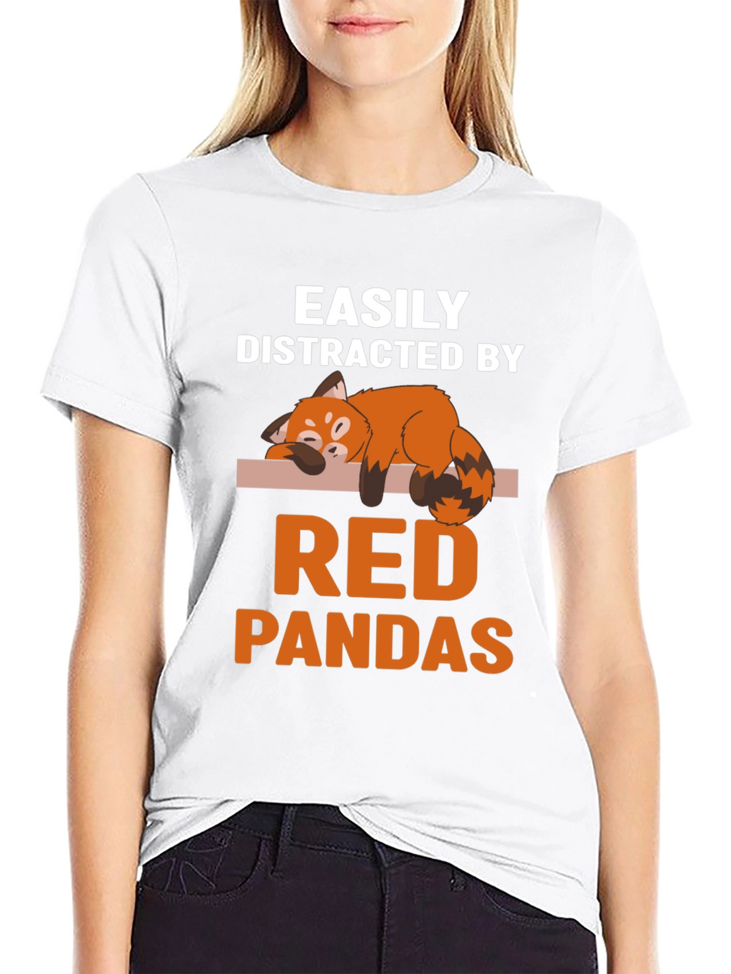 Easily Distracted By Red Pandas T-Shirt